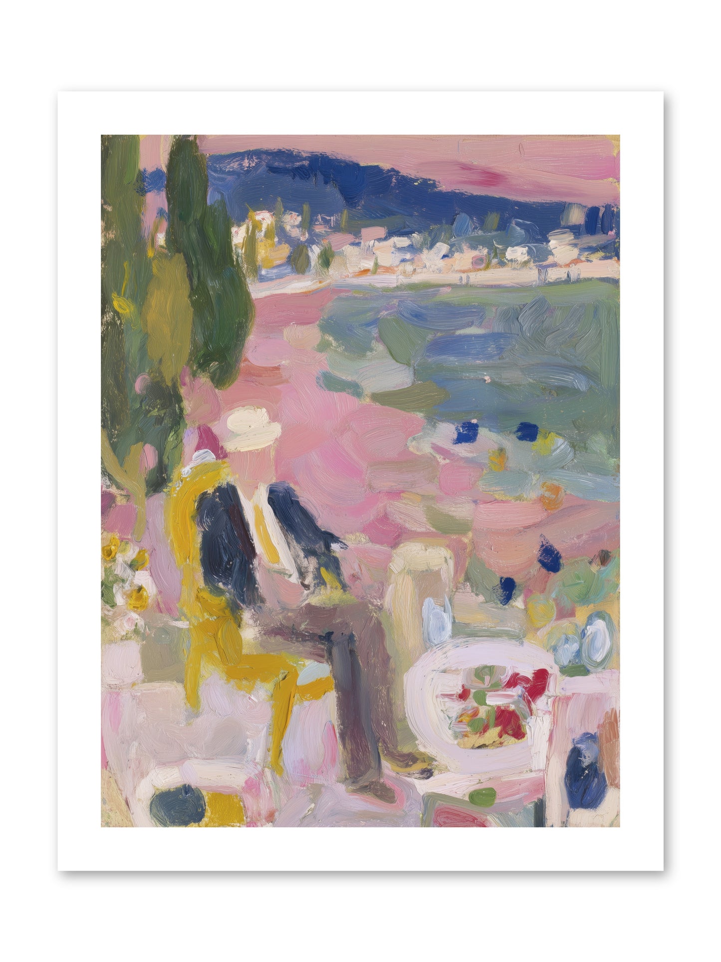Sea's Panorama -- Loose Canvas Print 12x16
