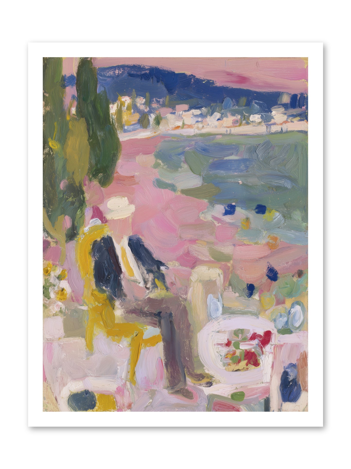 Sea's Panorama -- Loose Canvas Print 18x24