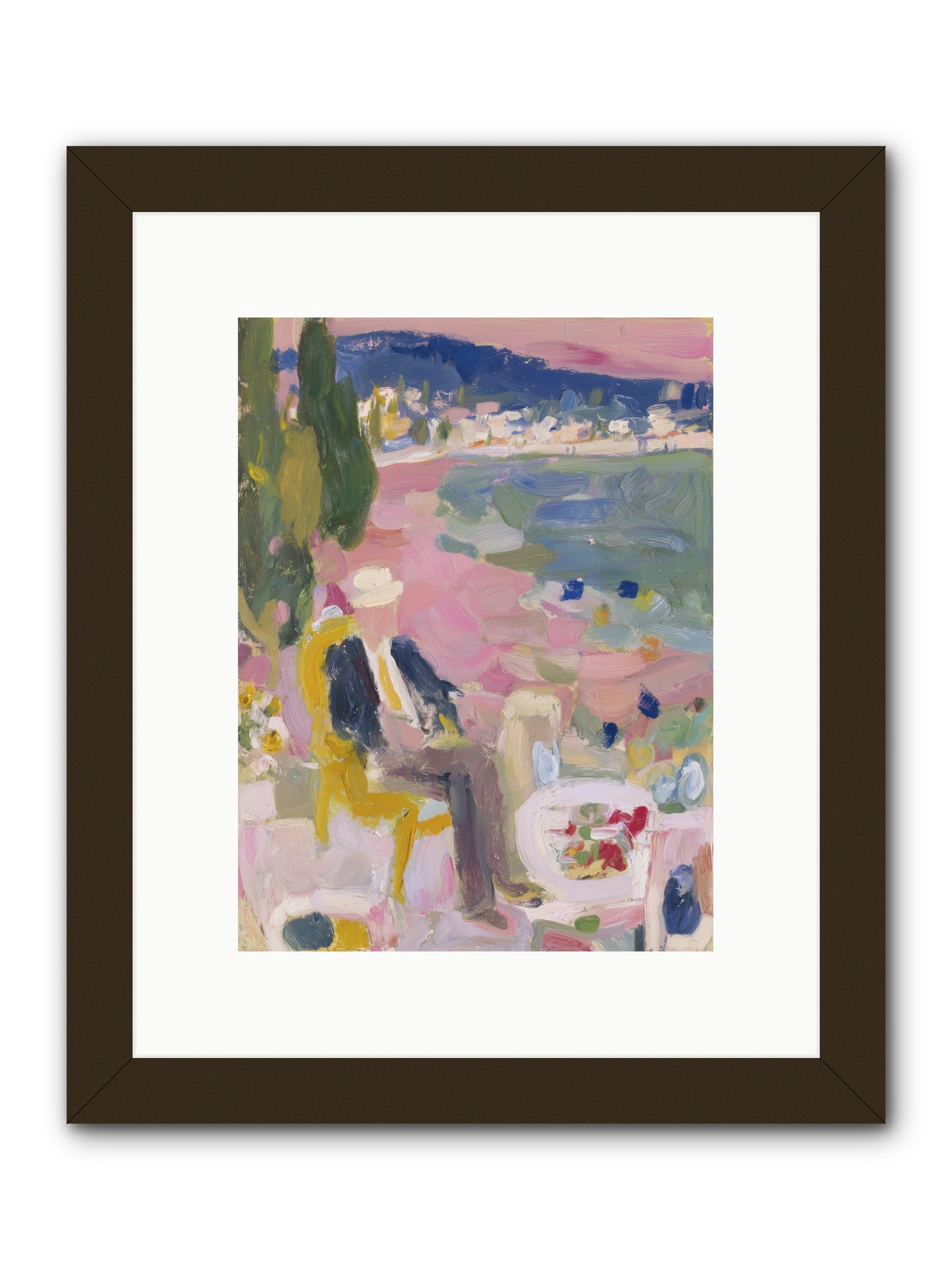Sea's Panorama -- Framed Print - Black 9x12