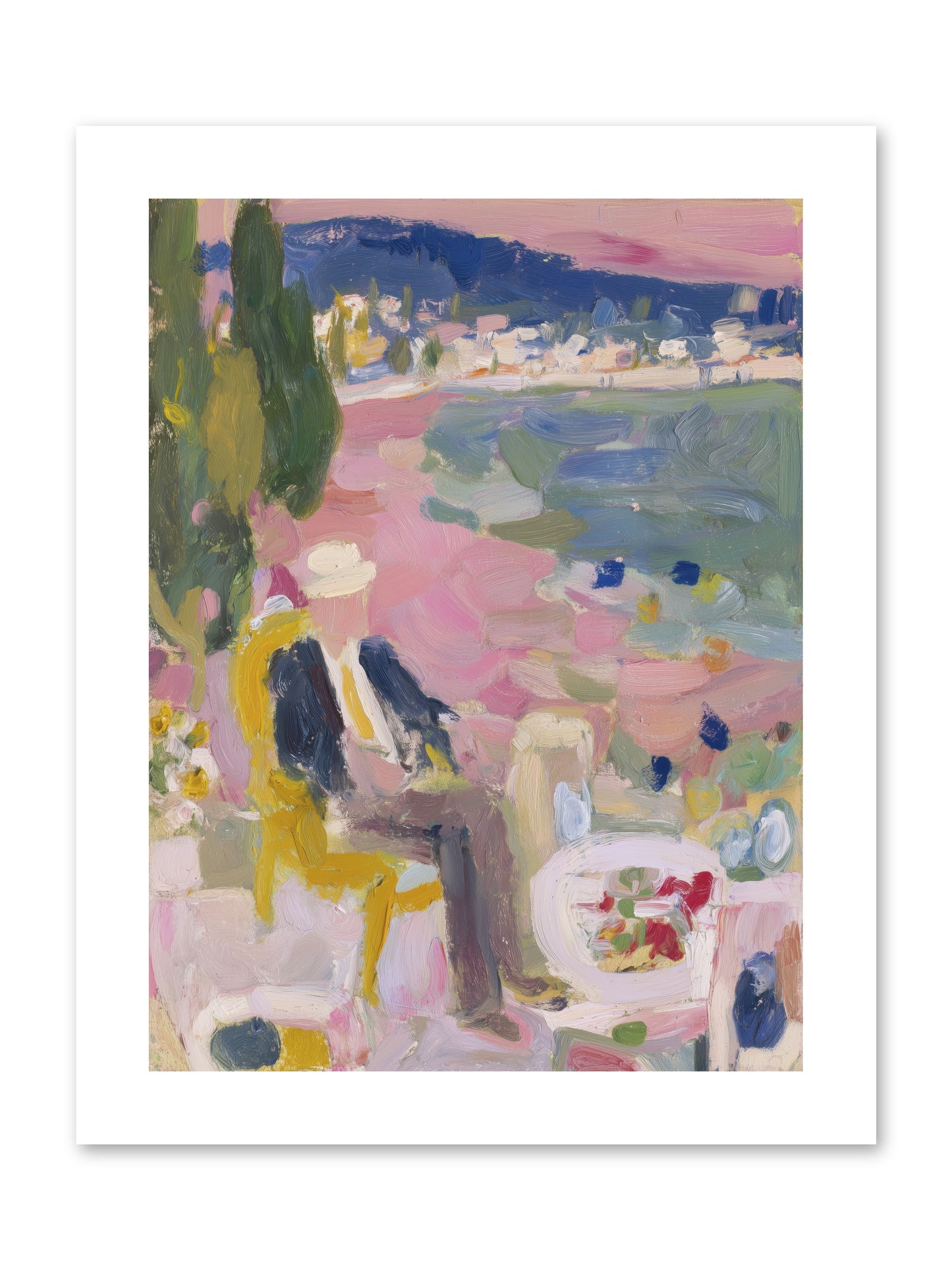 Sea's Panorama -- Loose Canvas Print 9x12