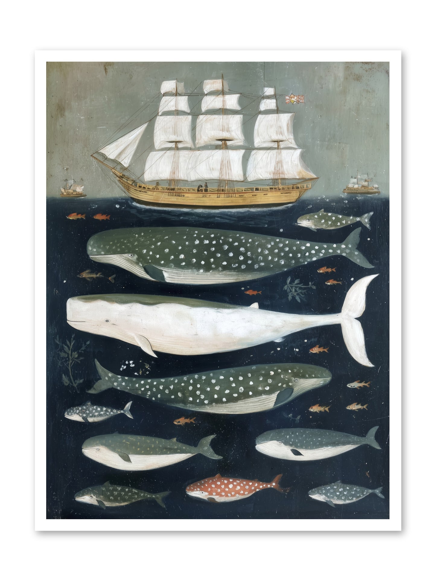 Sea's Parliament -- Paper Print 30x40