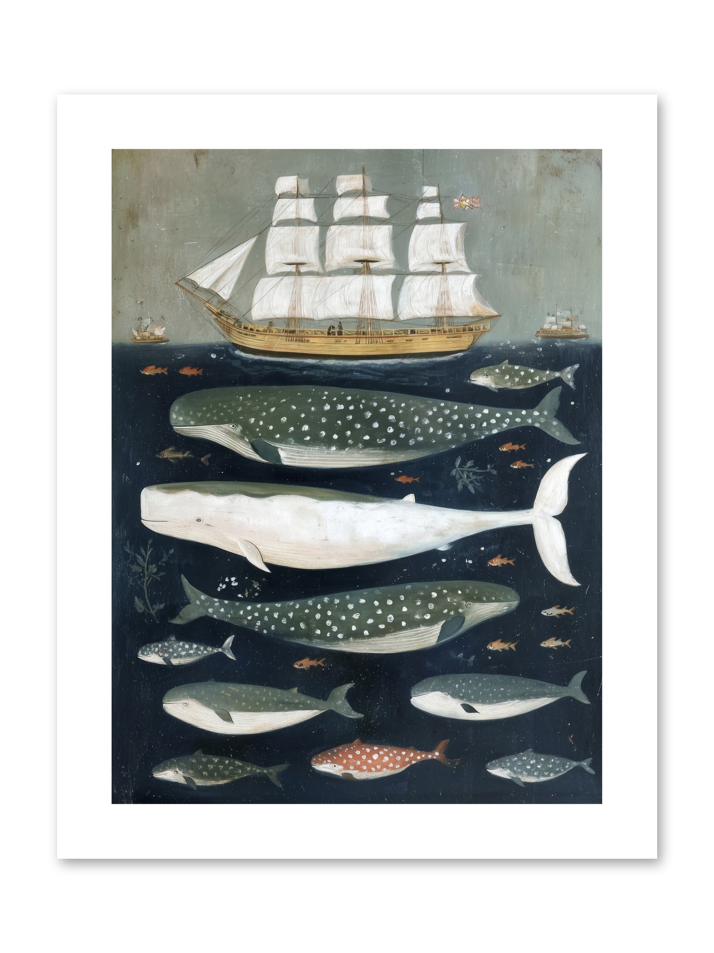 Sea's Parliament -- Paper Print 9x12