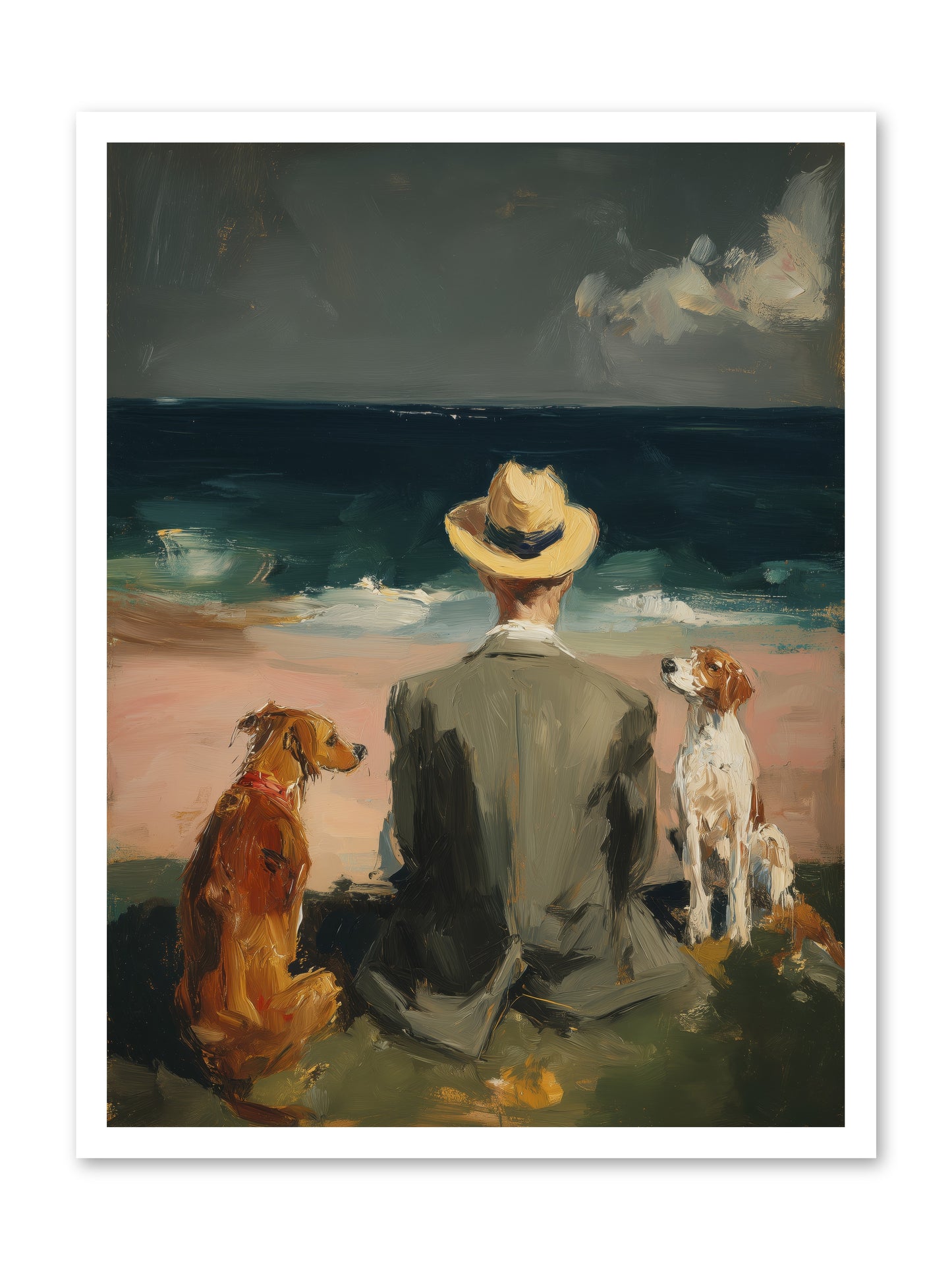 Seashell Memories -- Loose Canvas Print 24x32