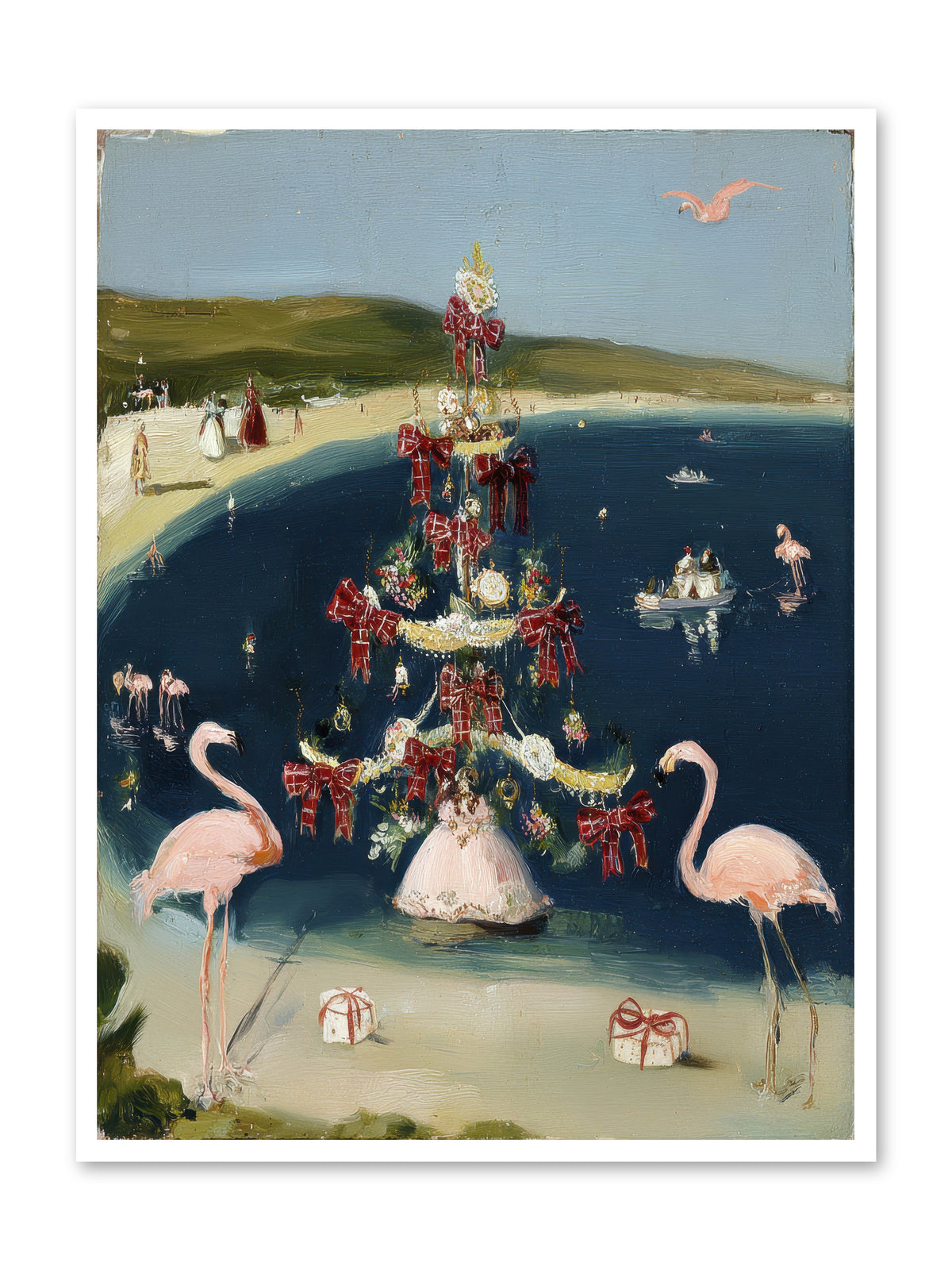 Seashells & Sleigh Bells -- Paper Print 36x48