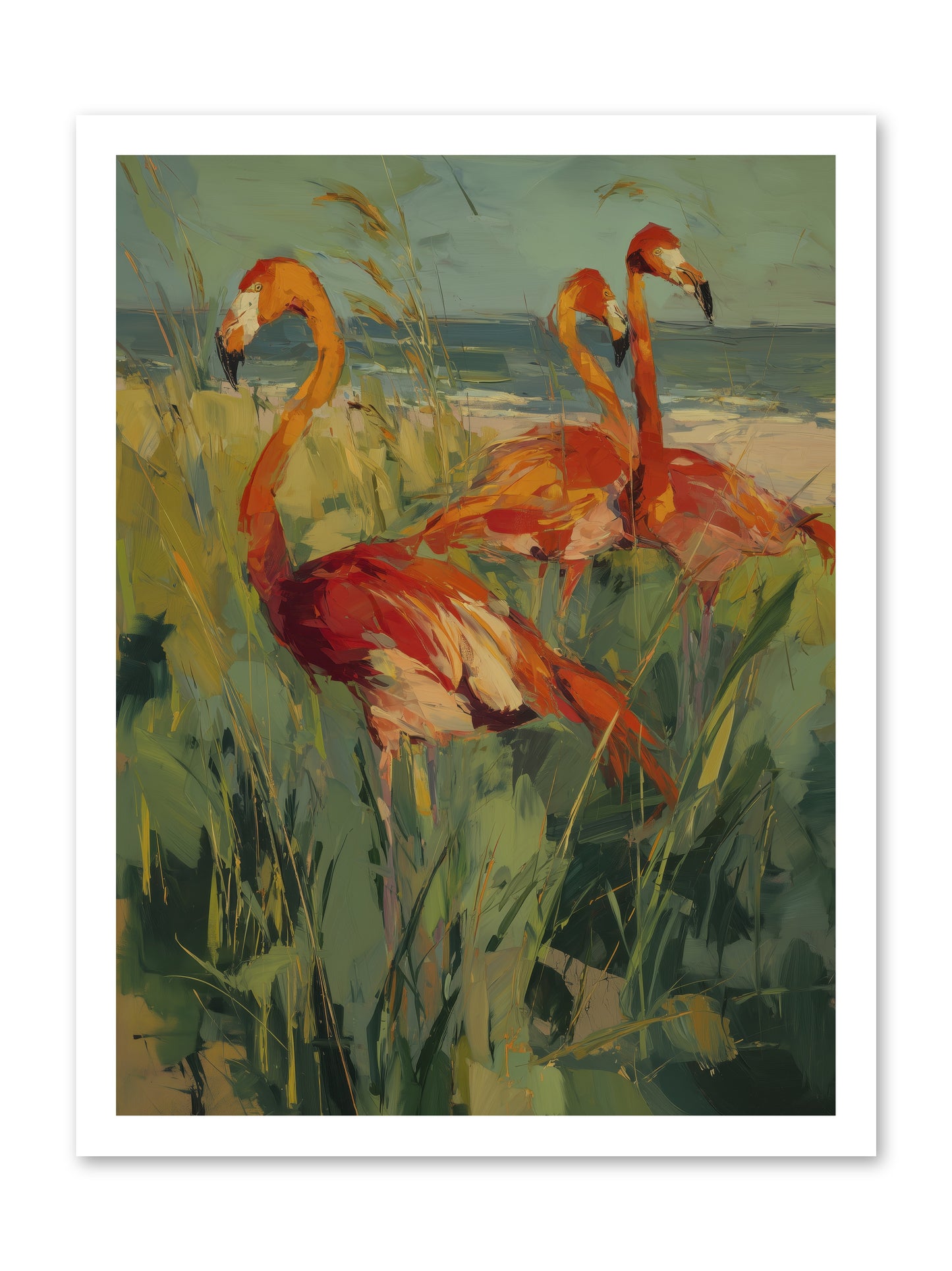 Seaside Meadow -- Loose Canvas Print 18x24