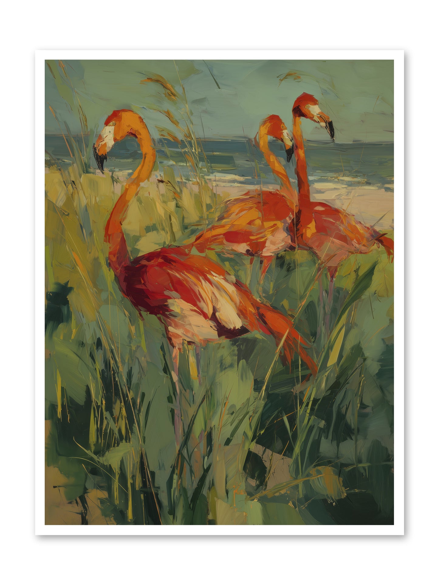 Seaside Meadow -- Loose Canvas Print 36x48