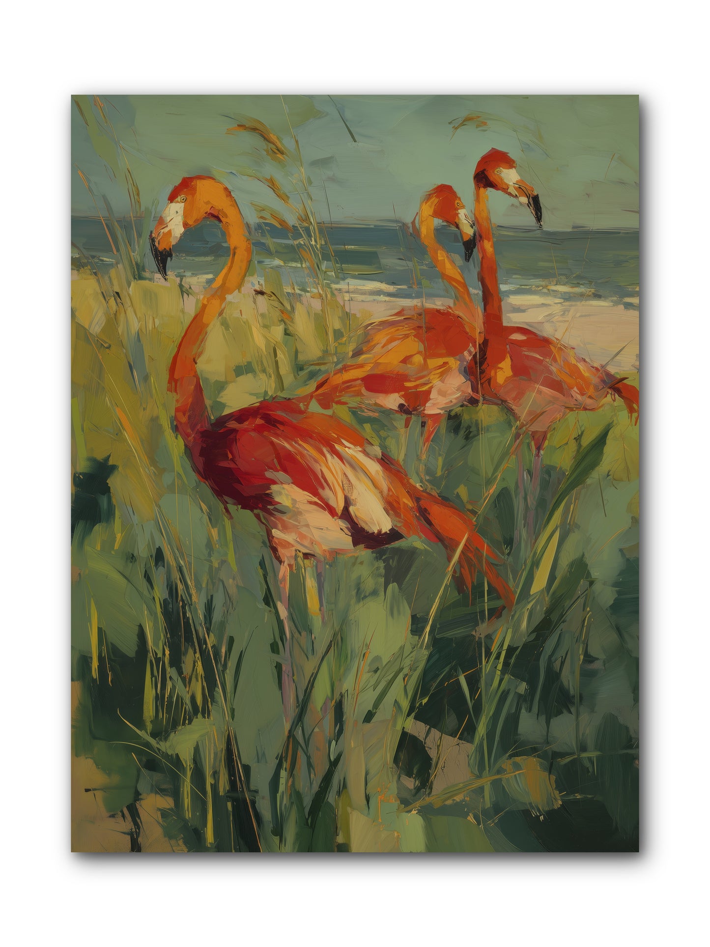 Seaside Meadow -- Wrapped Canvas 9x12