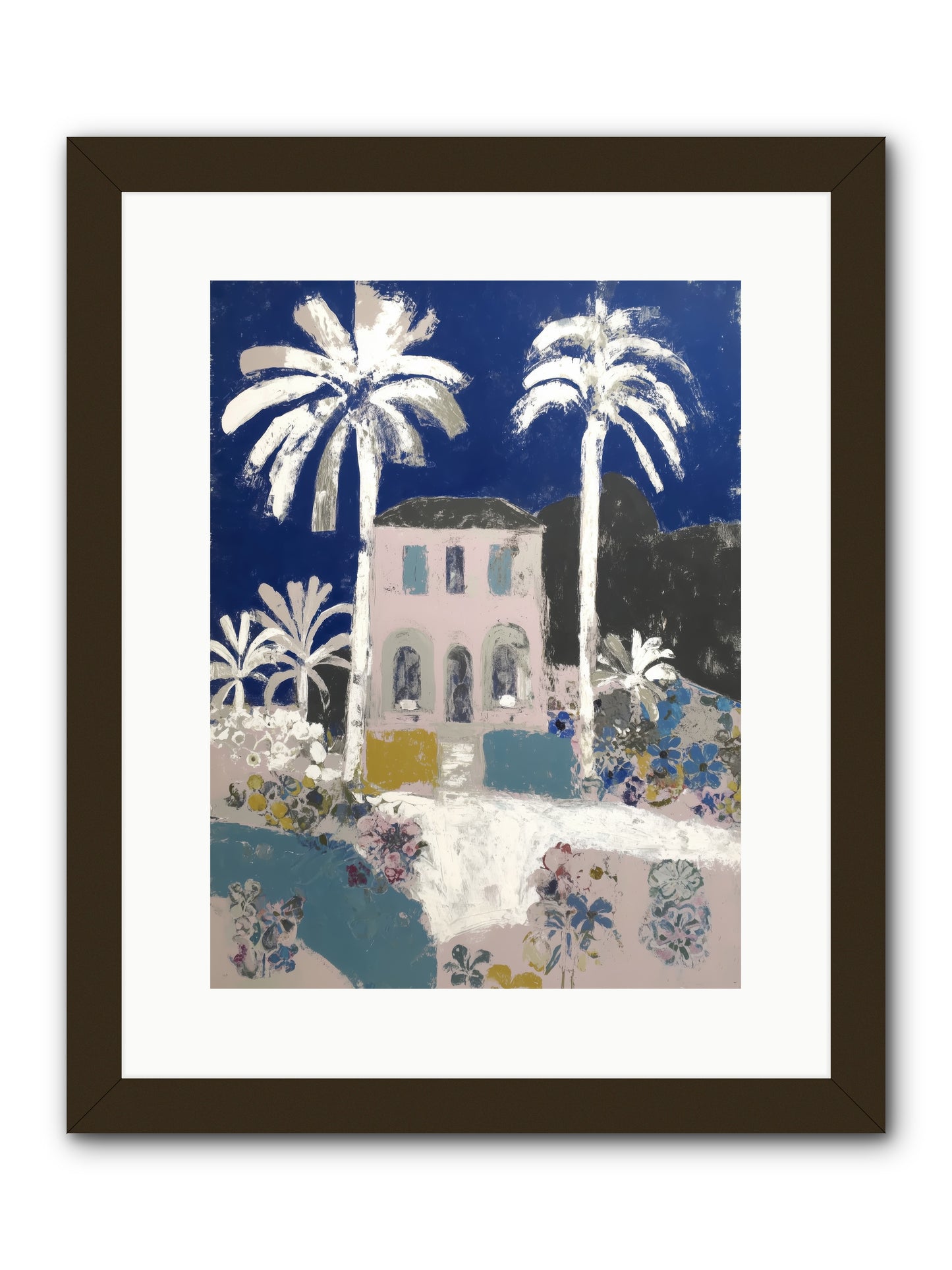 Seaside Sanctuary -- Framed Print - Black 12x16