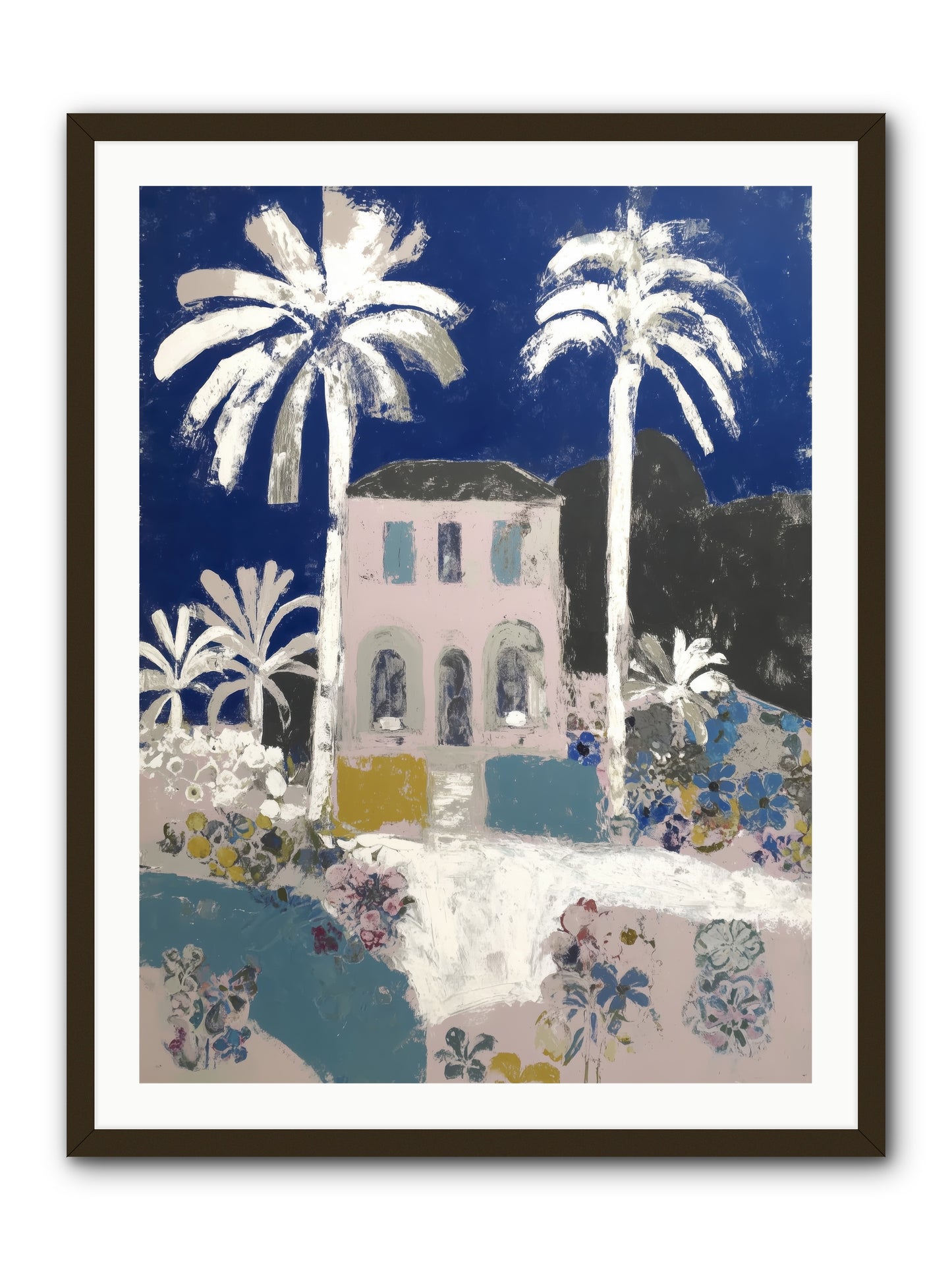 Seaside Sanctuary -- Framed Print - Black 30x40