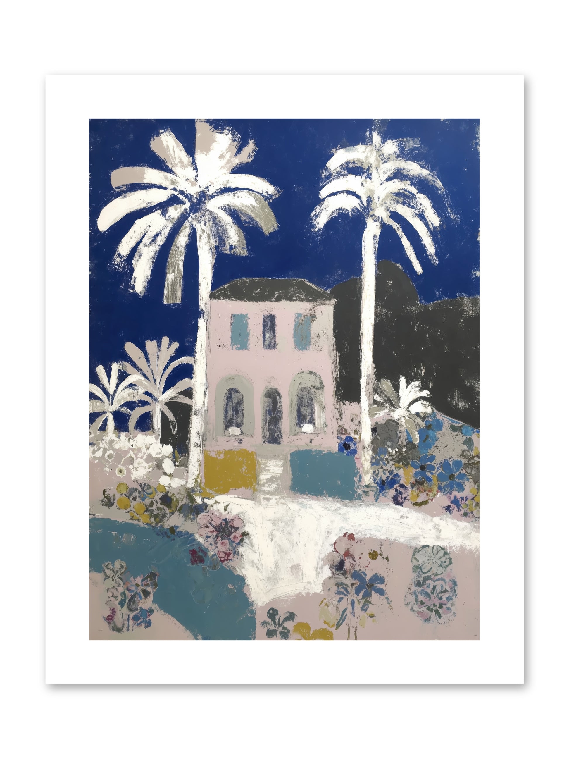 Seaside Sanctuary -- Paper Print 9x12