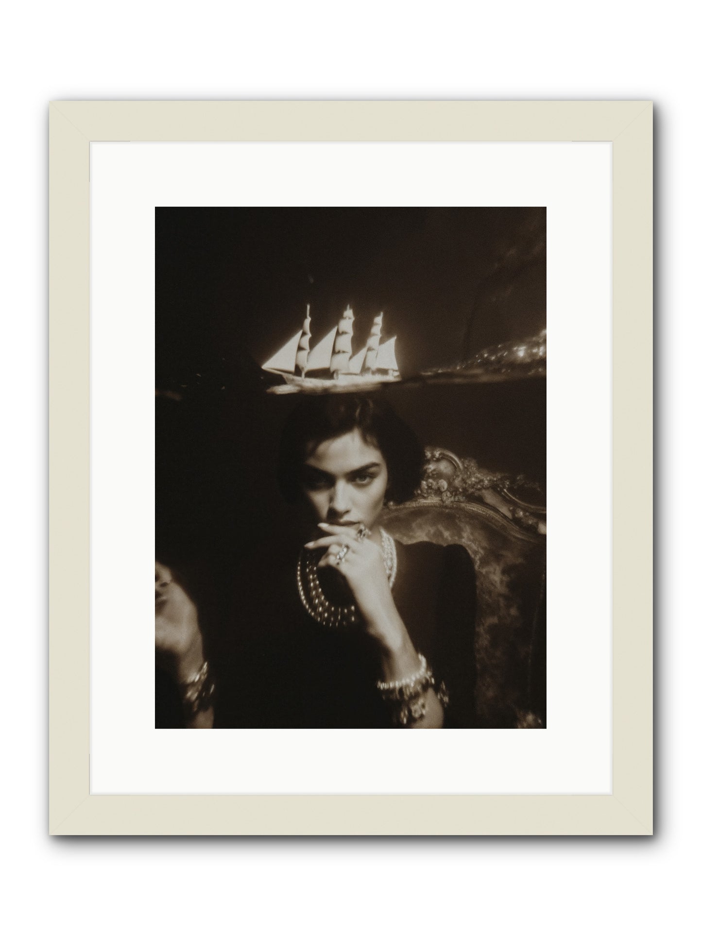 Season of Yes -- Framed Print - White 12x16