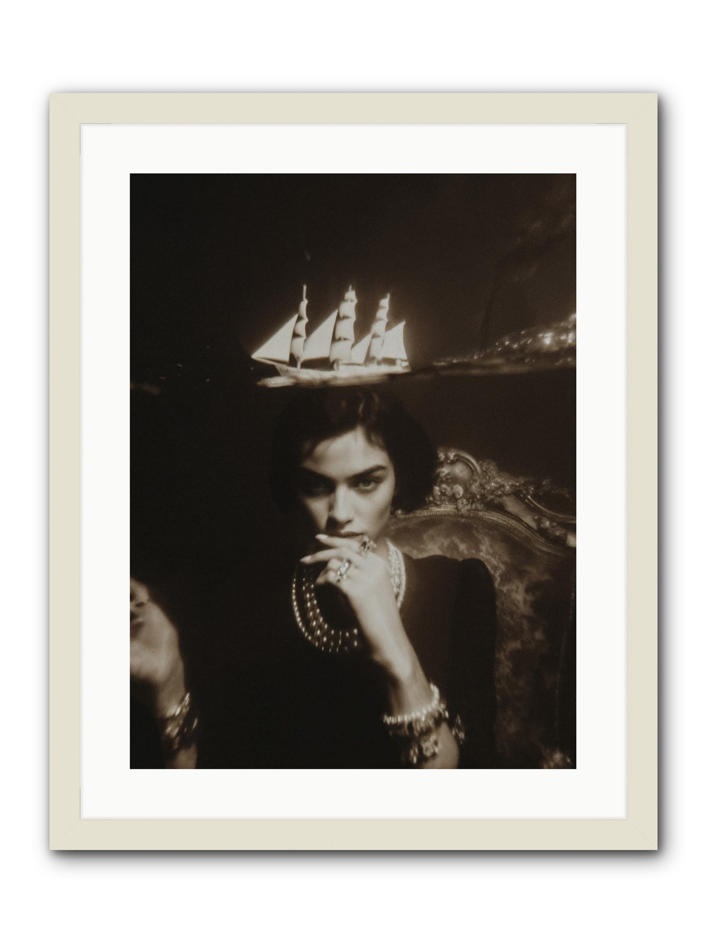 Season of Yes -- Framed Print - White 18x24