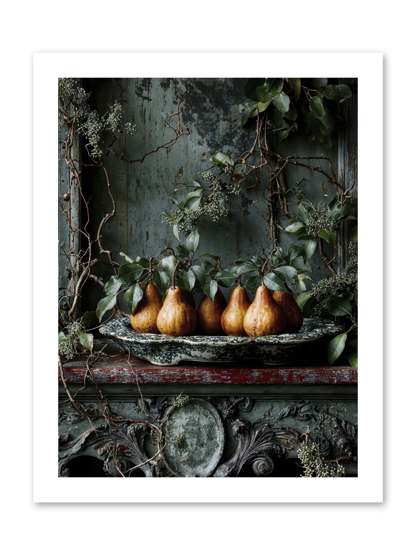 Seasons Write Poetry-REZ -- Loose Canvas Print 12x16