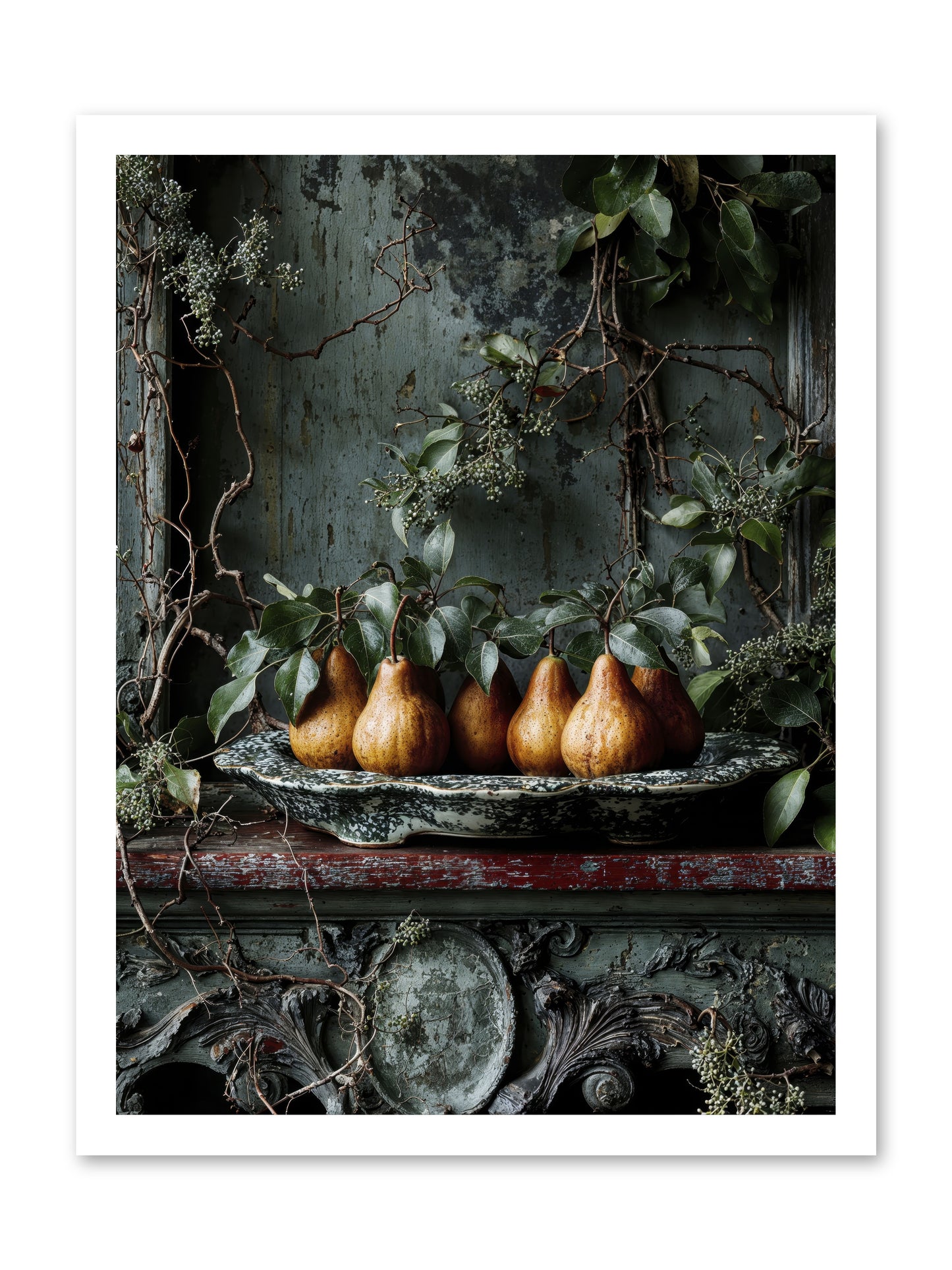 Seasons Write Poetry-REZ -- Loose Canvas Print 18x24