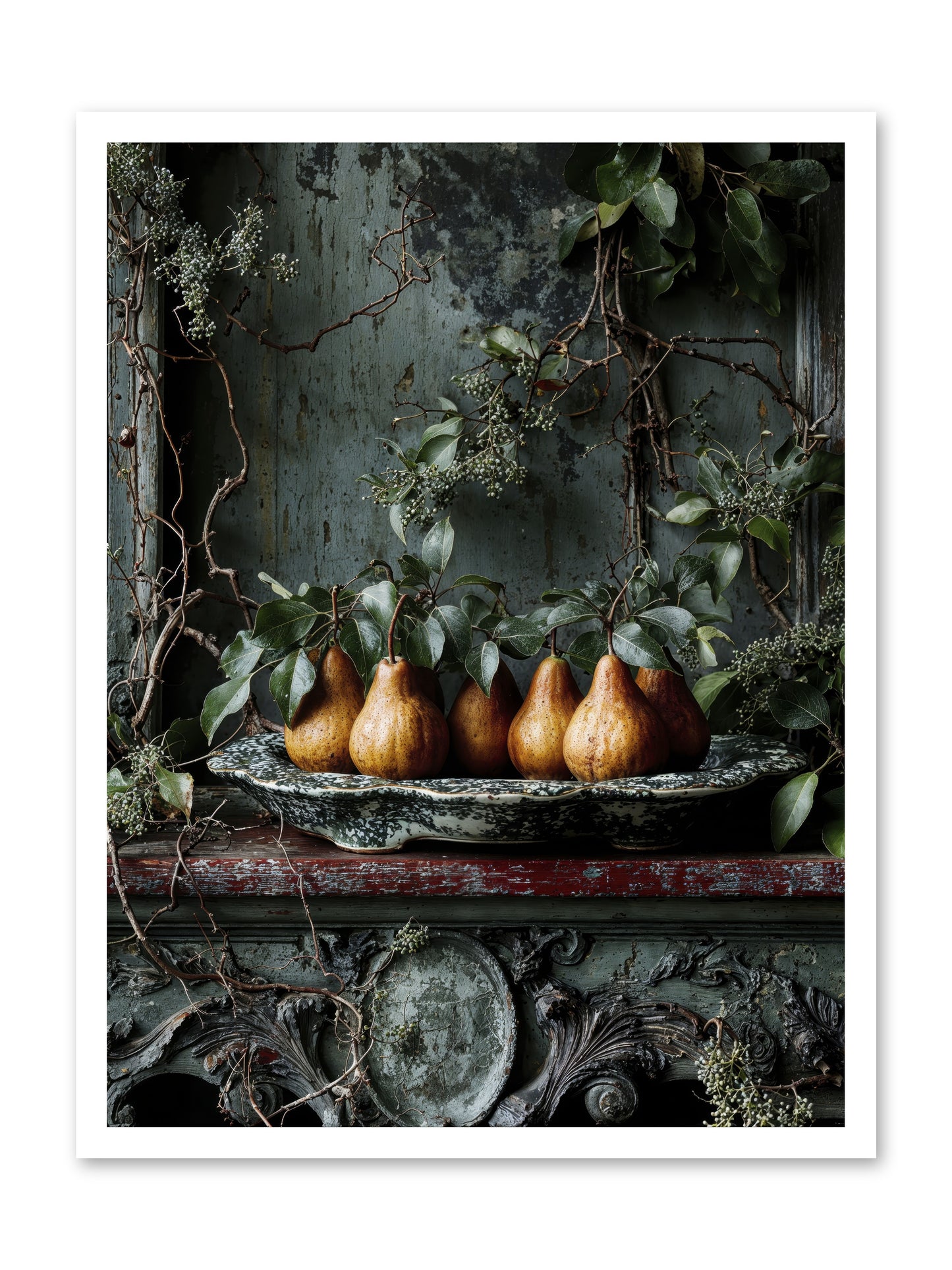 Seasons Write Poetry-REZ -- Loose Canvas Print 24x32