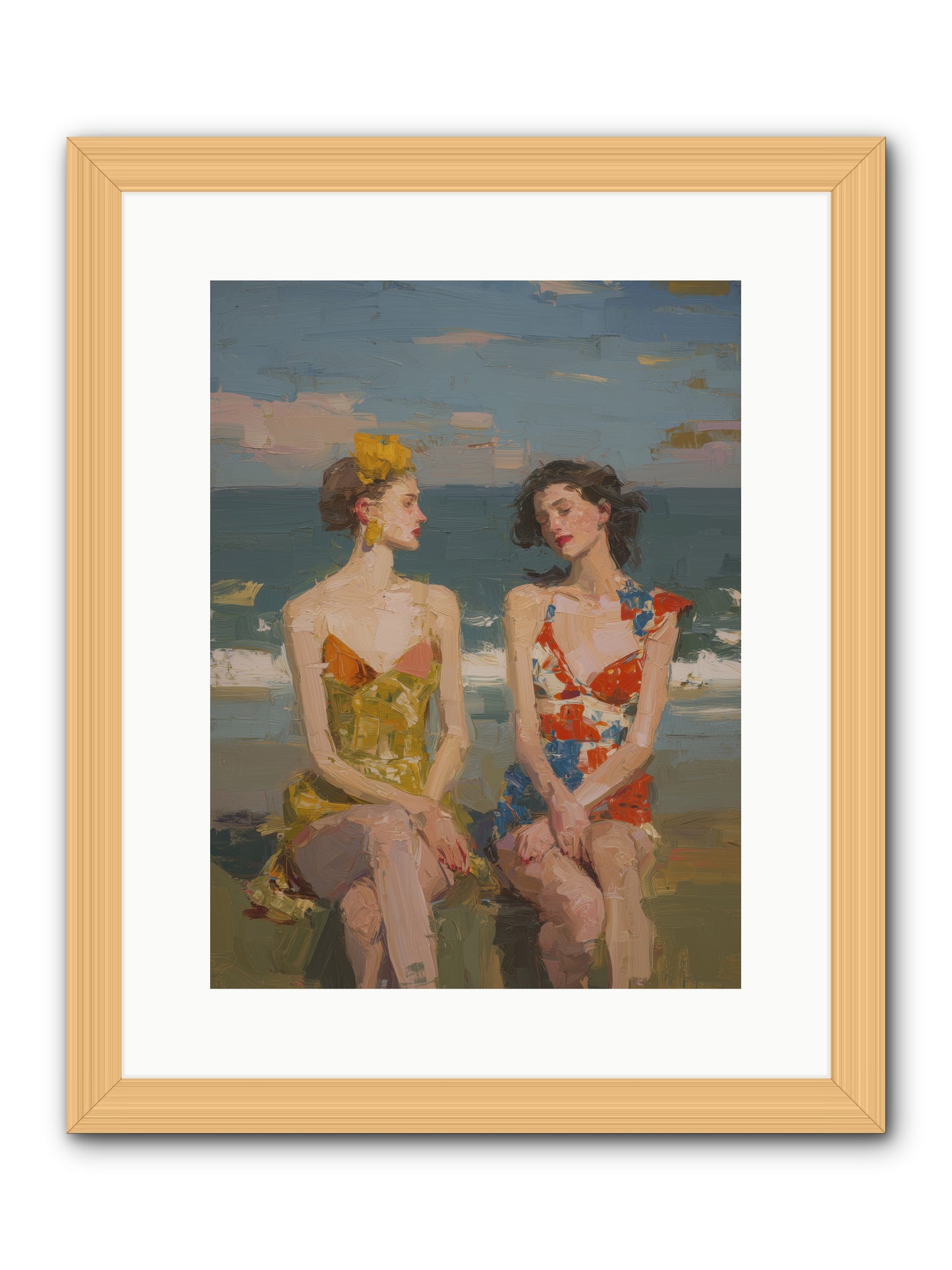 Seasons of Gold -- Framed Print - Natural 12x16