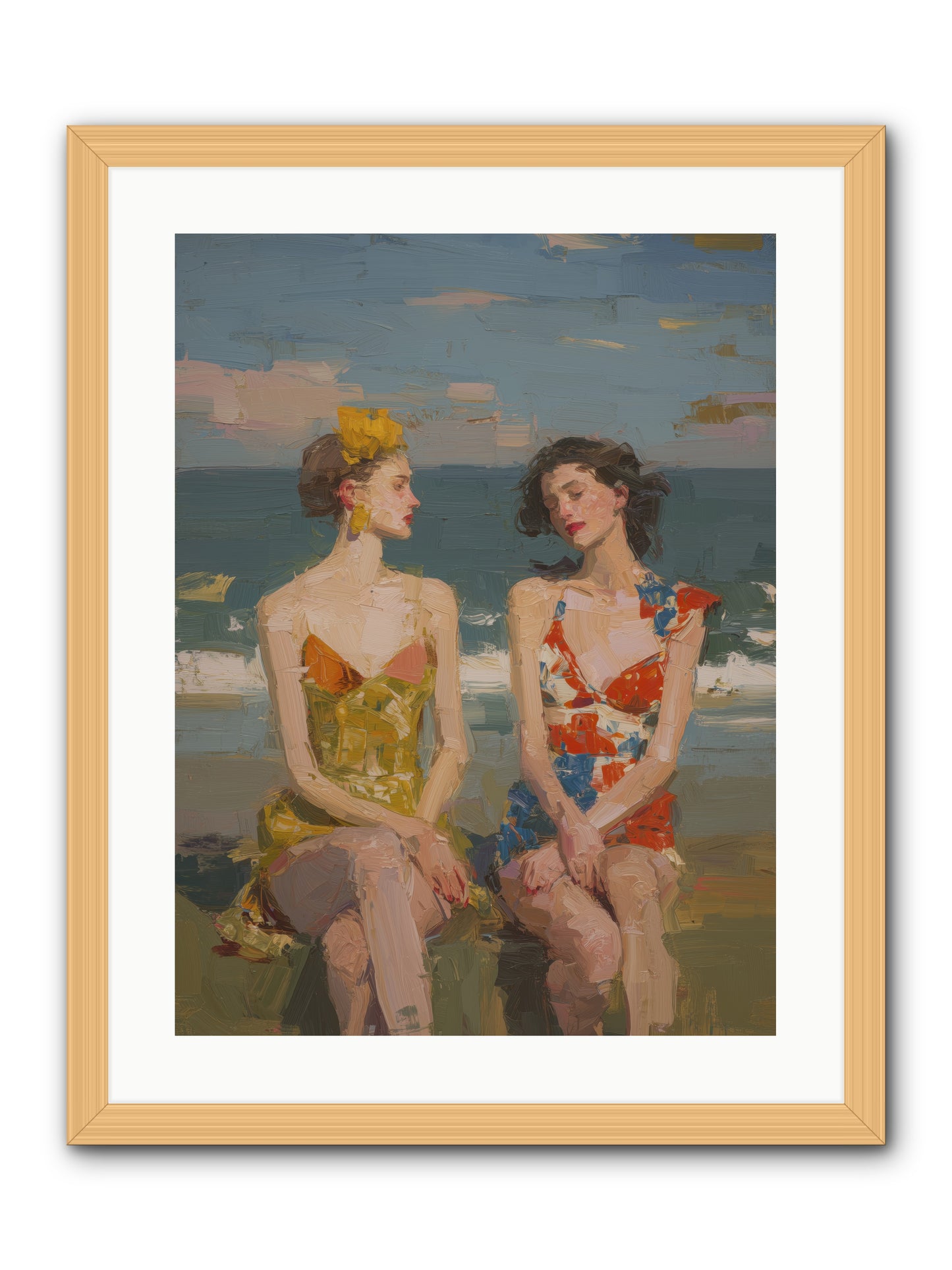 Seasons of Gold -- Framed Print - Natural 18x24
