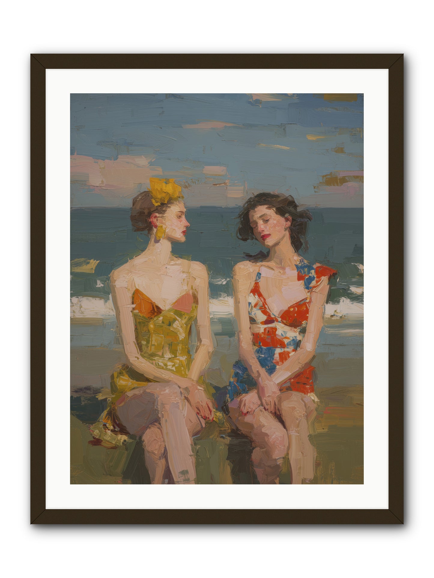 Seasons of Gold -- Framed Print - Black 24x32