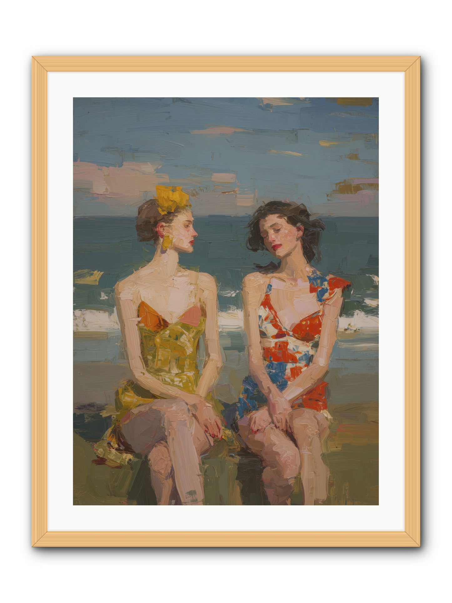 Seasons of Gold -- Framed Print - Natural 24x32