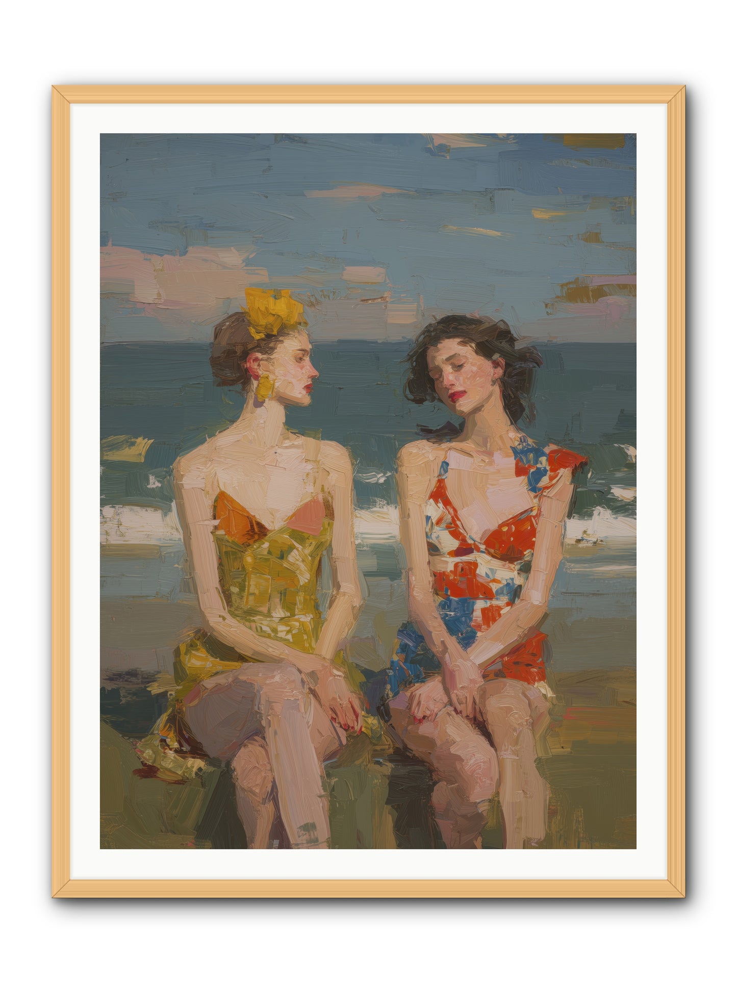 Seasons of Gold -- Framed Print - Natural 36x48