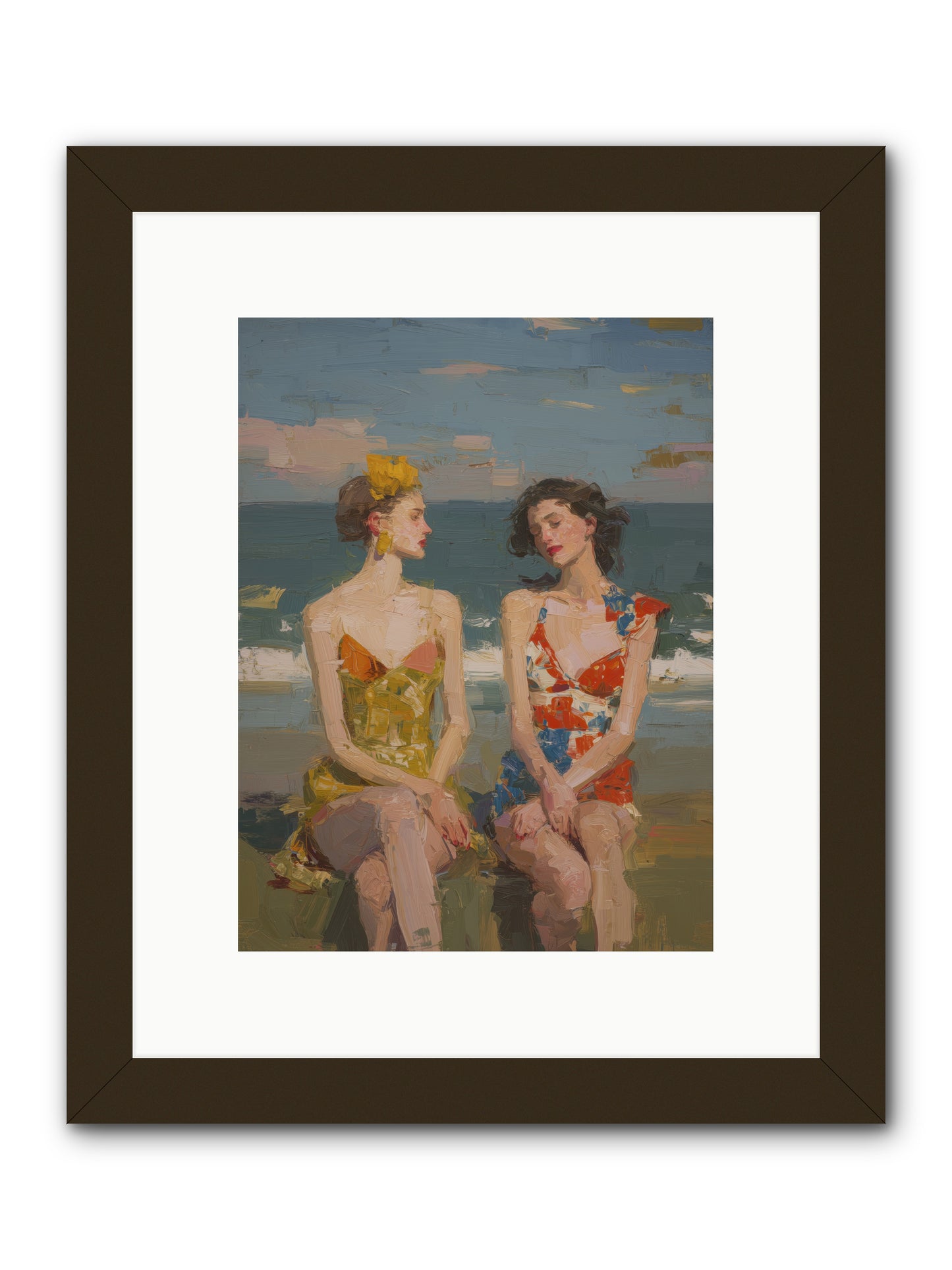 Seasons of Gold -- Framed Print - Black 9x12