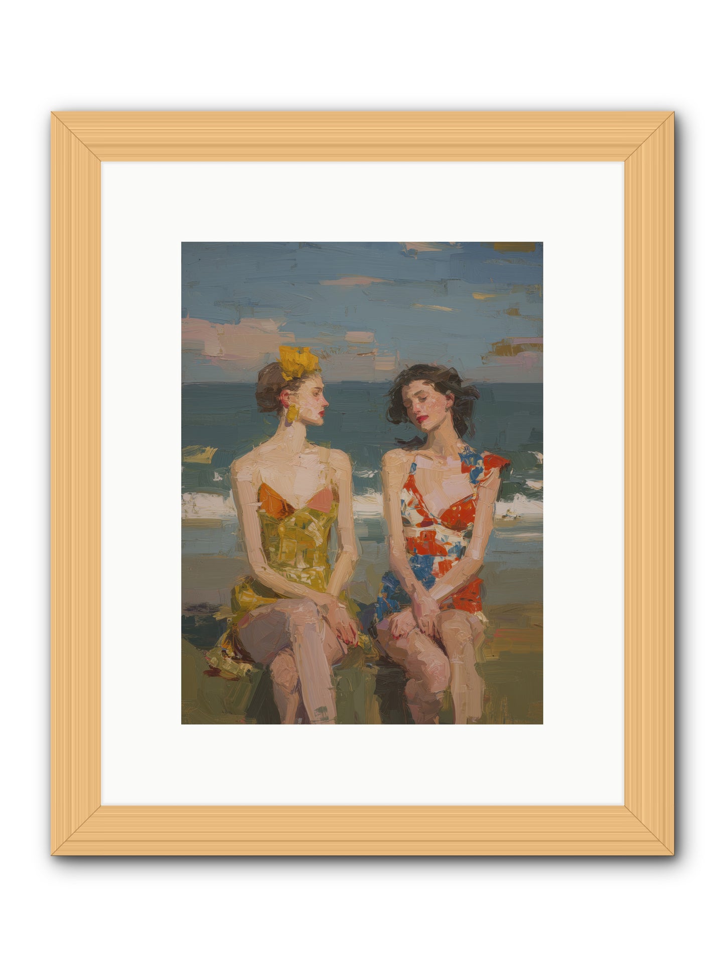 Seasons of Gold -- Framed Print - Natural 9x12