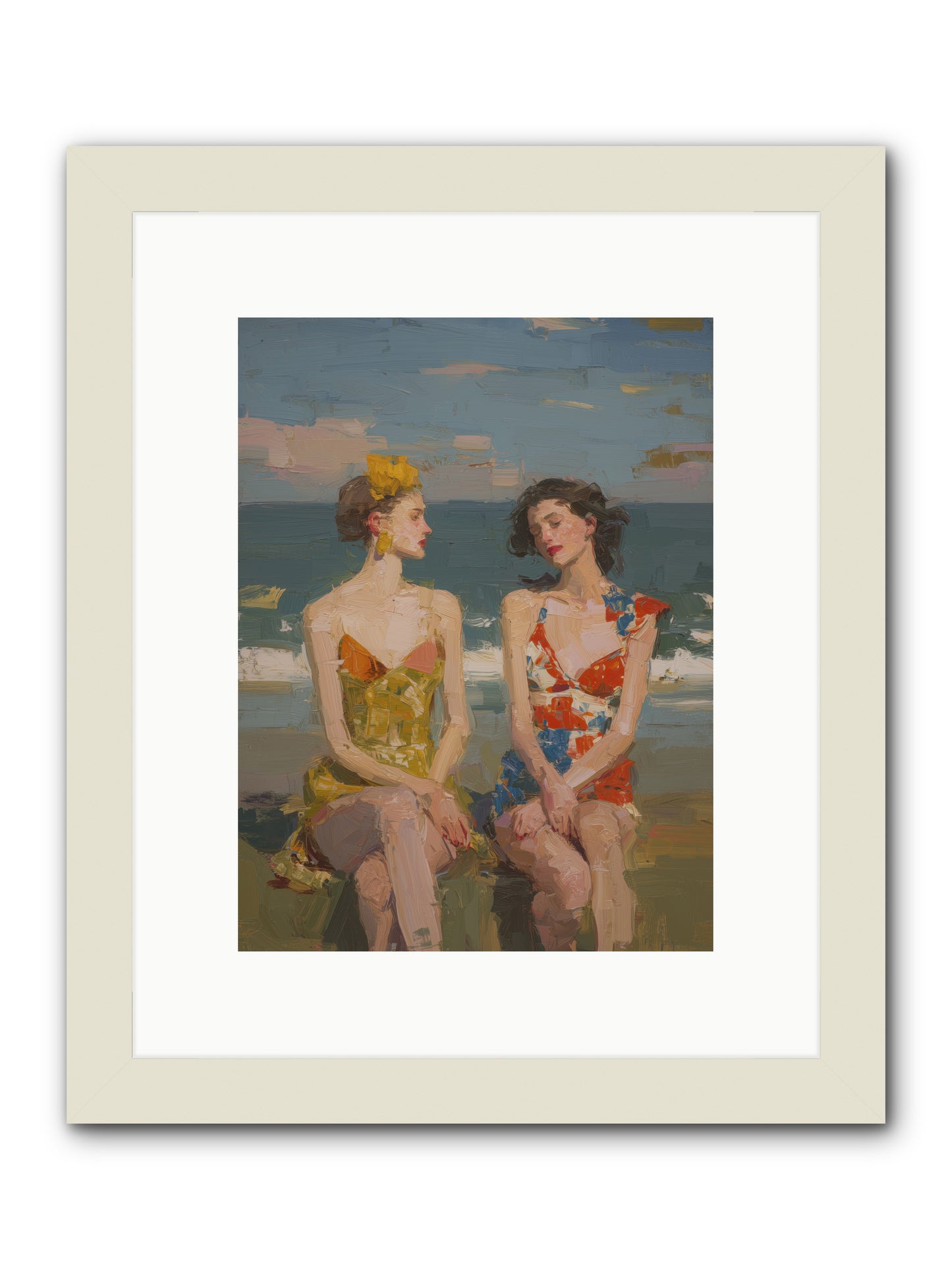 Seasons of Gold -- Framed Print - White 9x12