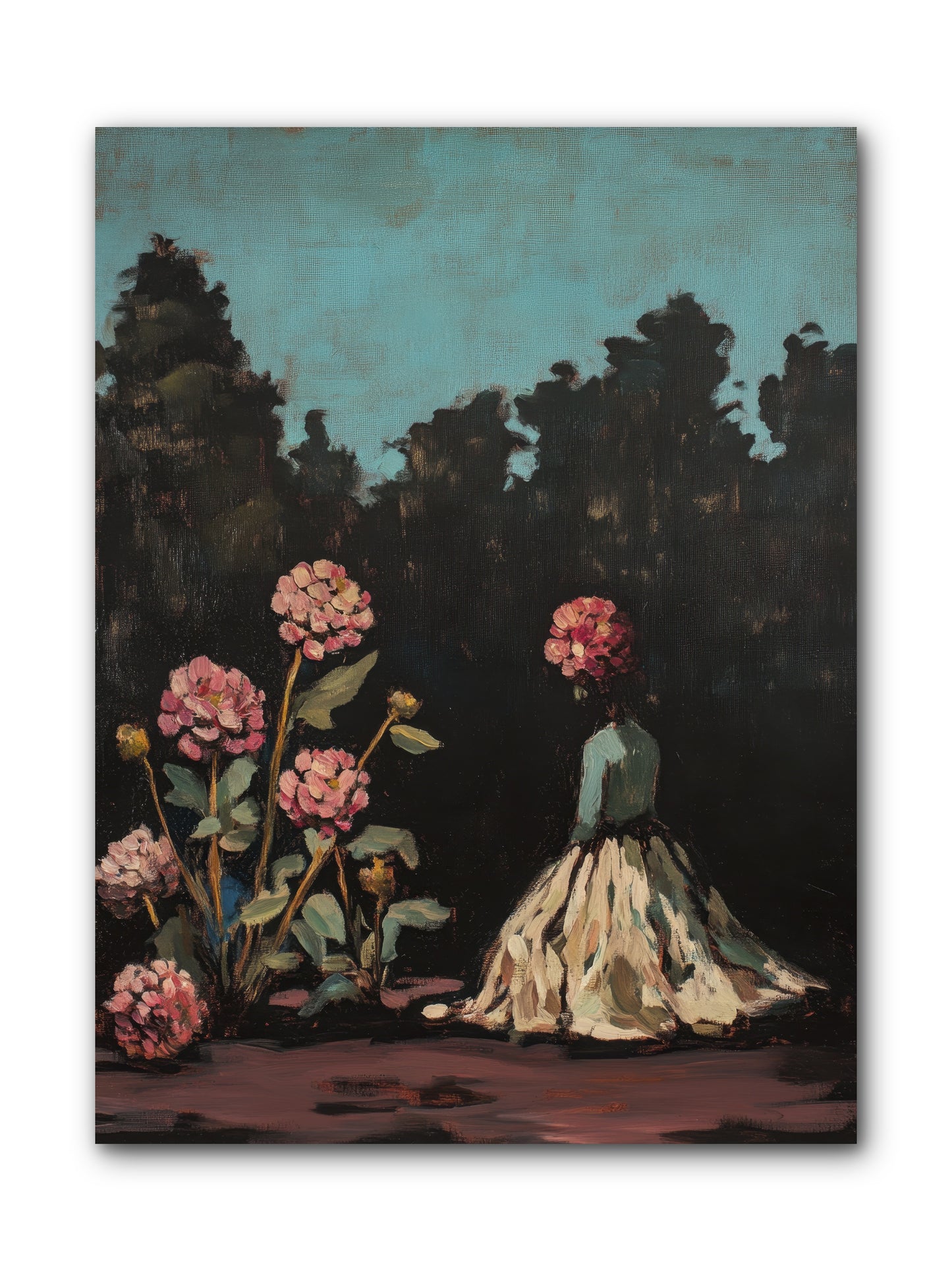 Secret Bloomer -- Wrapped Canvas 9x12