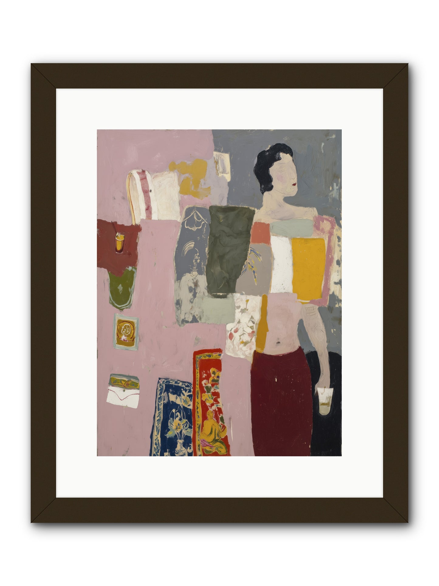 Secret Correspondence -- Framed Print - Black 12x16