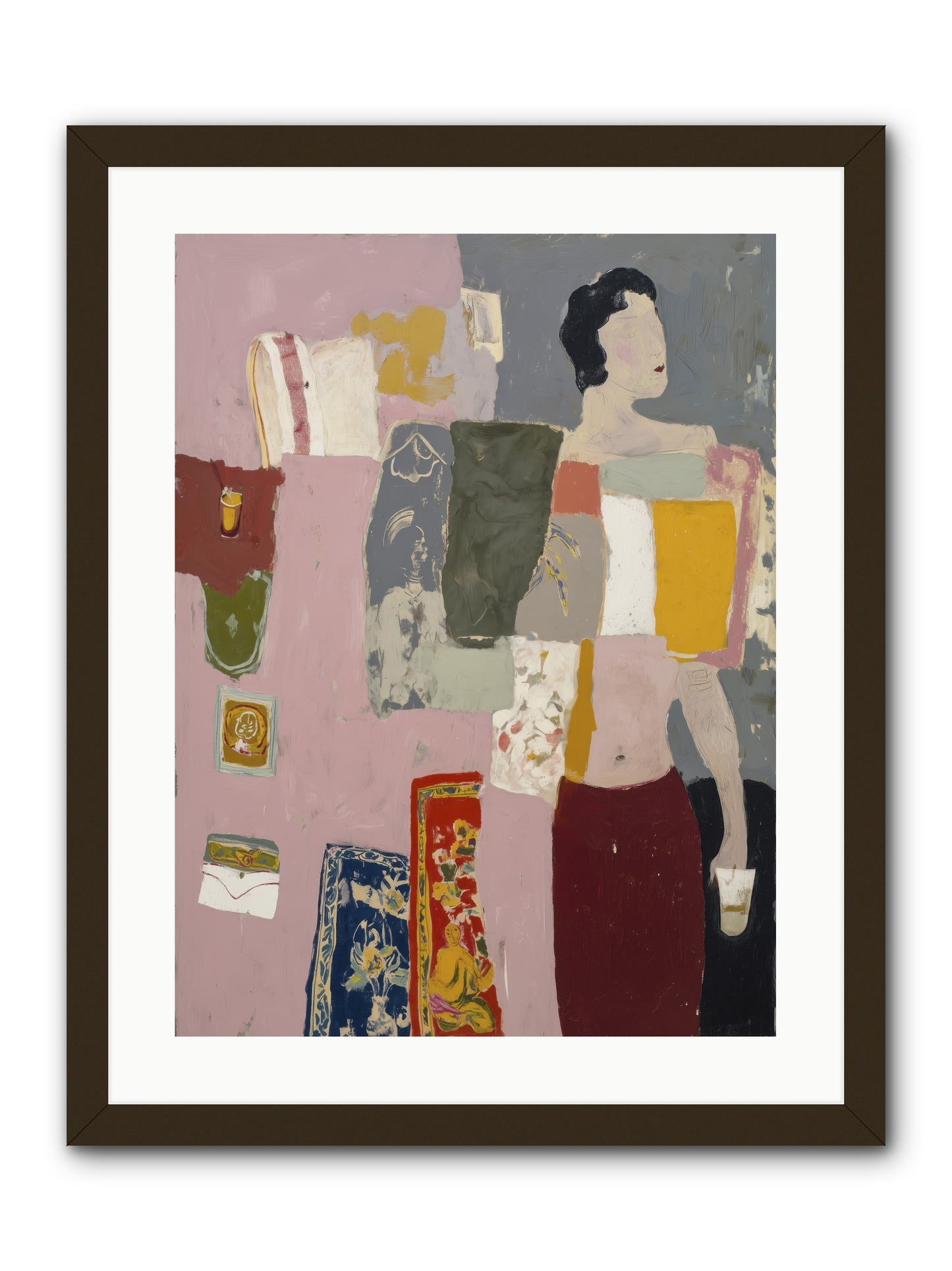 Secret Correspondence -- Framed Print - Black 18x24