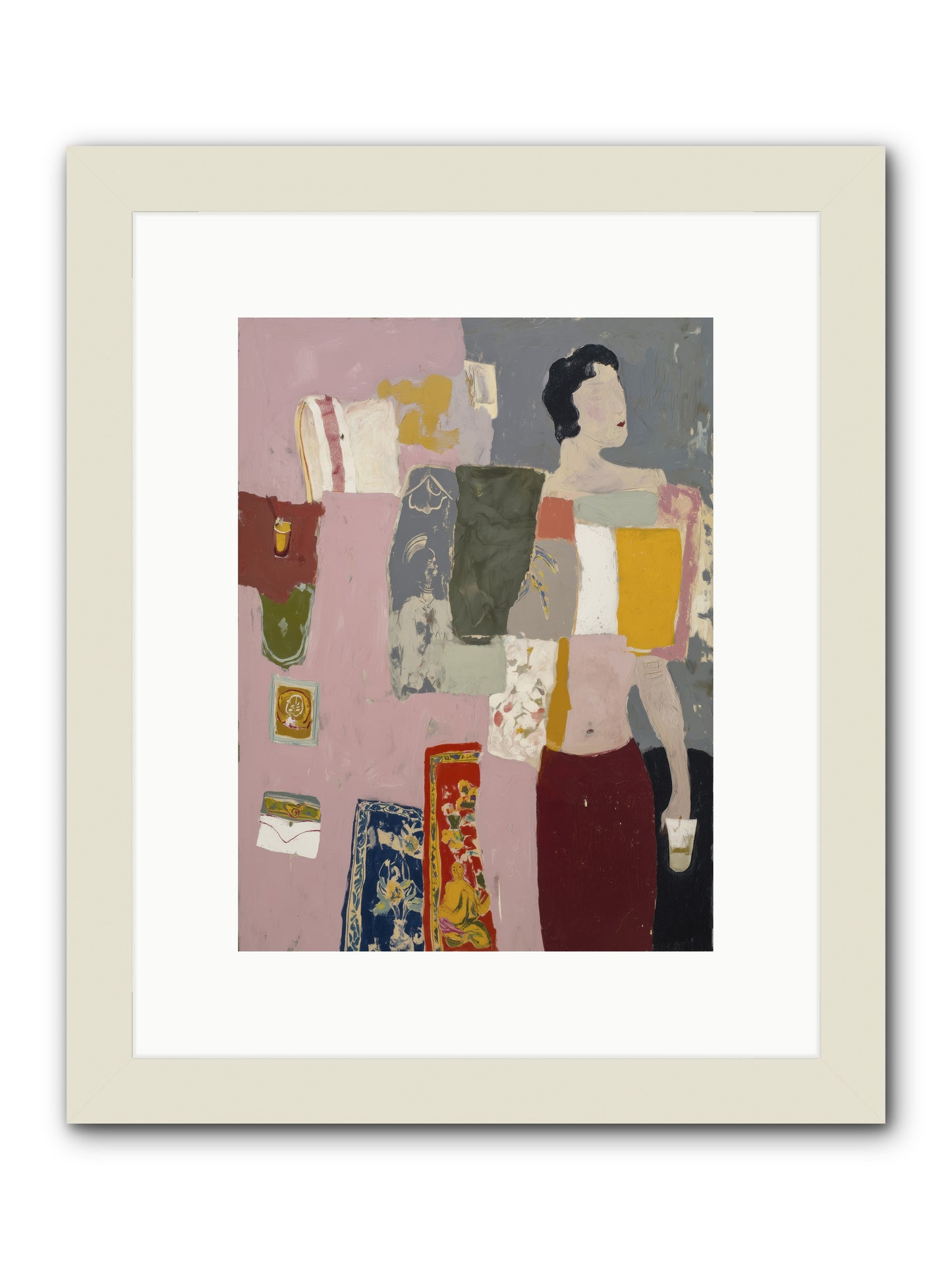 Secret Correspondence -- Framed Print - White 9x12