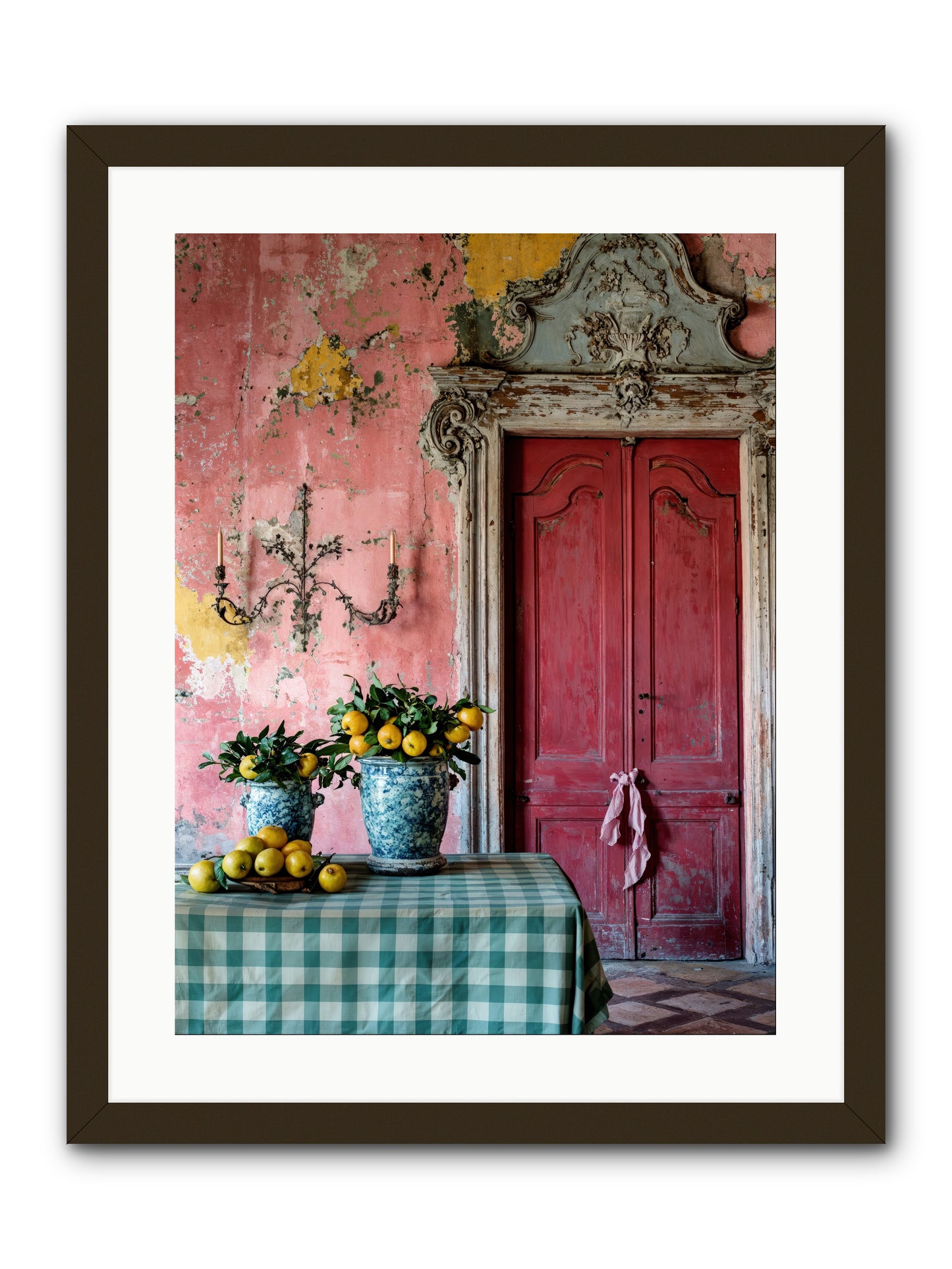 Secret Court Of Dreams -- Framed Print - Black 18x24