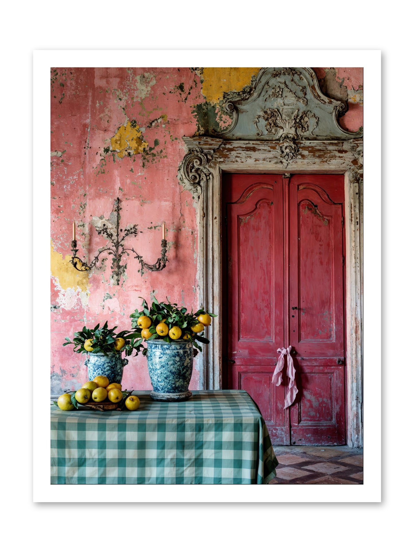 Secret Court Of Dreams -- Loose Canvas Print 18x24