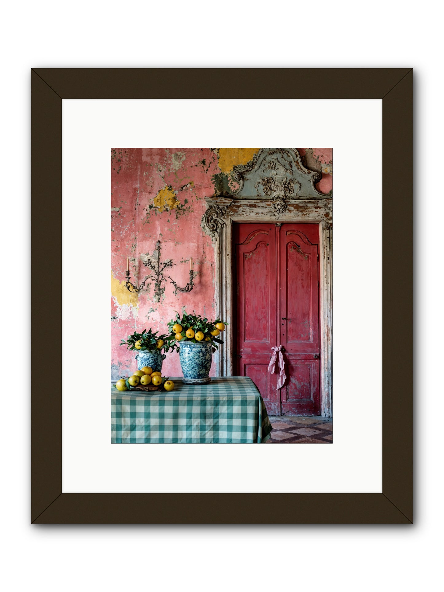 Secret Court Of Dreams -- Framed Print - Black 9x12
