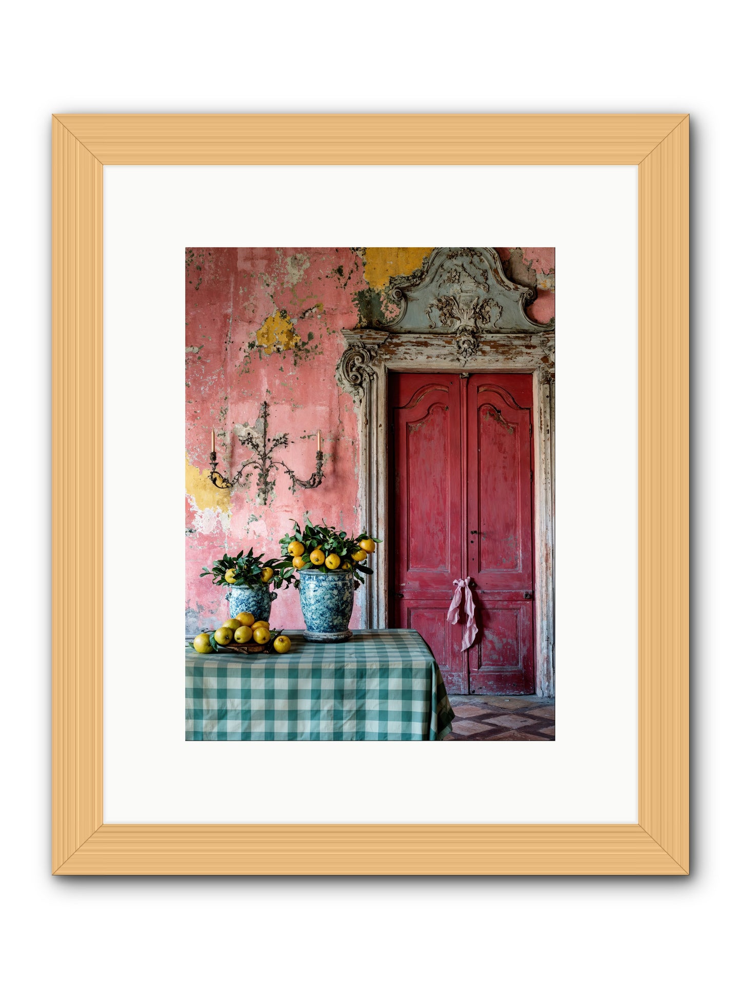 Secret Court Of Dreams -- Framed Print - Natural 9x12