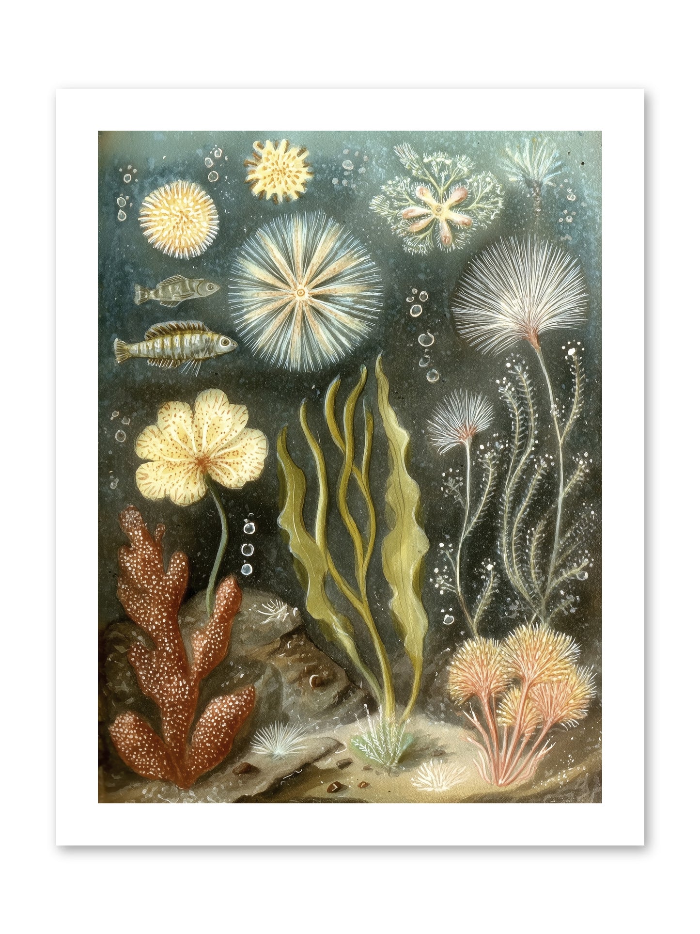 Secret Garden -- Loose Canvas Print 12x16