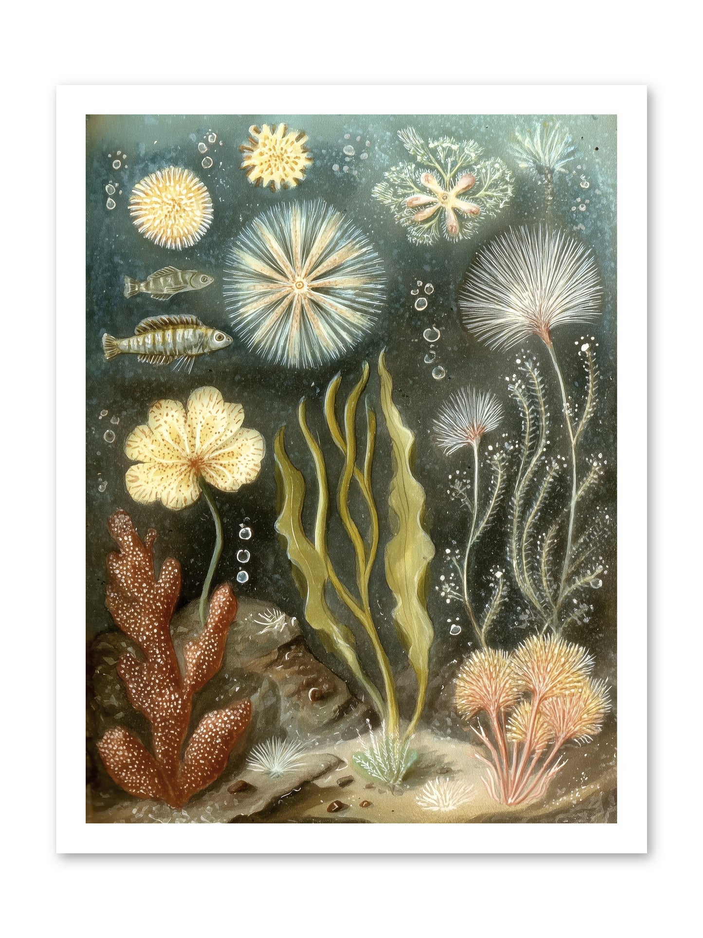 Secret Garden -- Loose Canvas Print 18x24