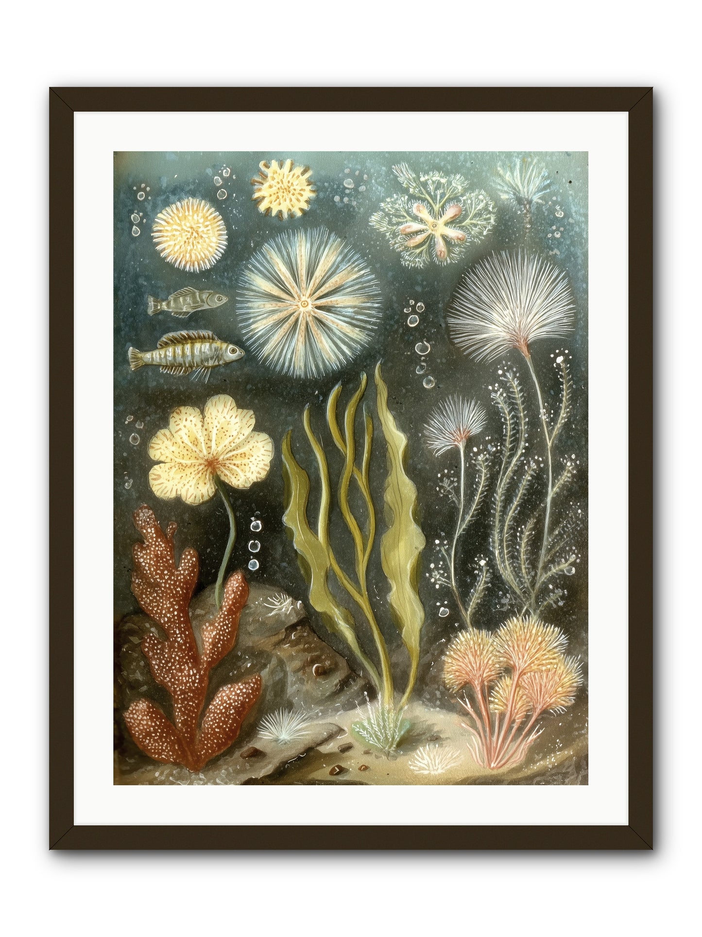 Secret Garden -- Framed Print - Black 24x32