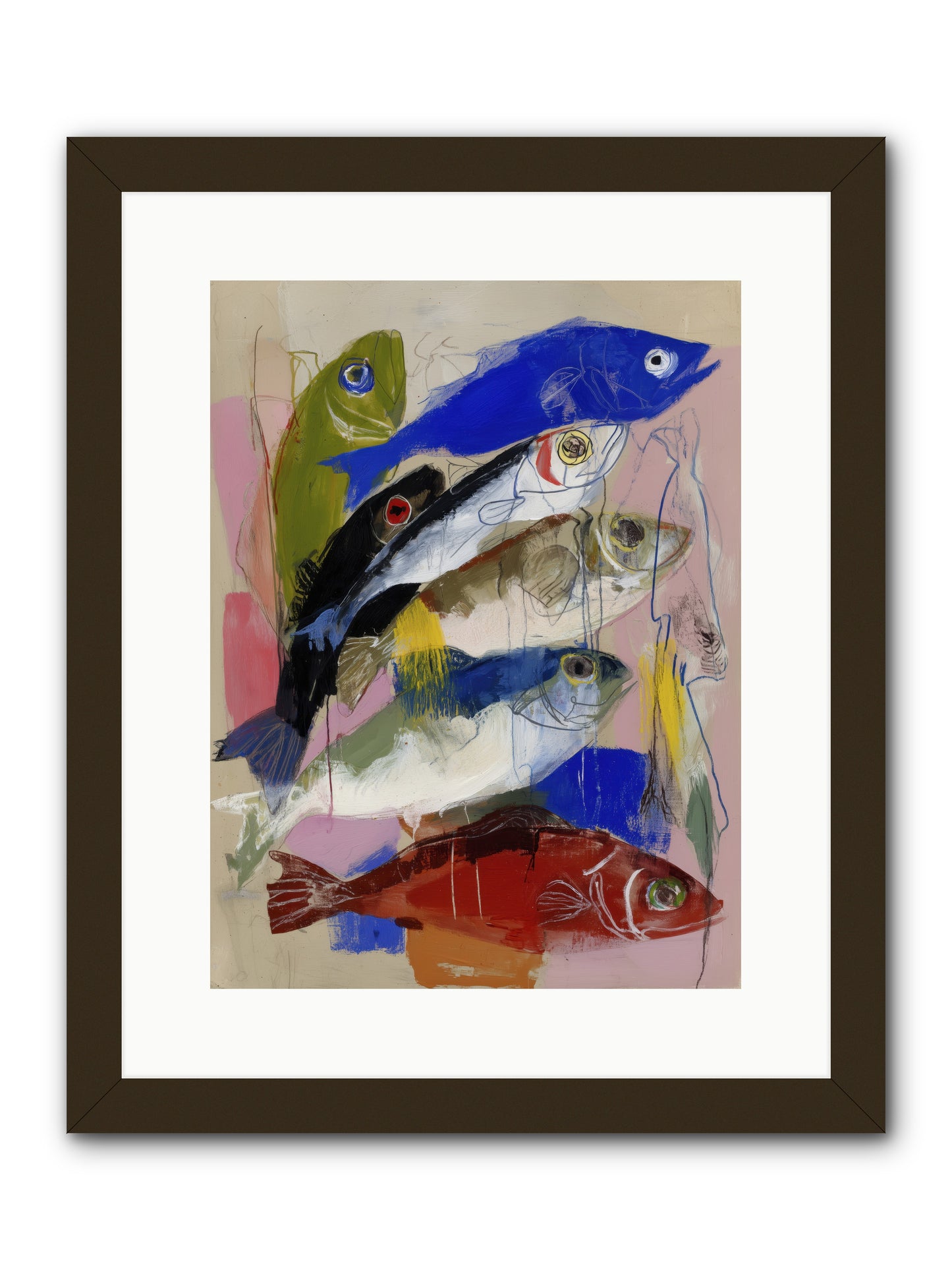 Secret Language -- Framed Print - Black 12x16