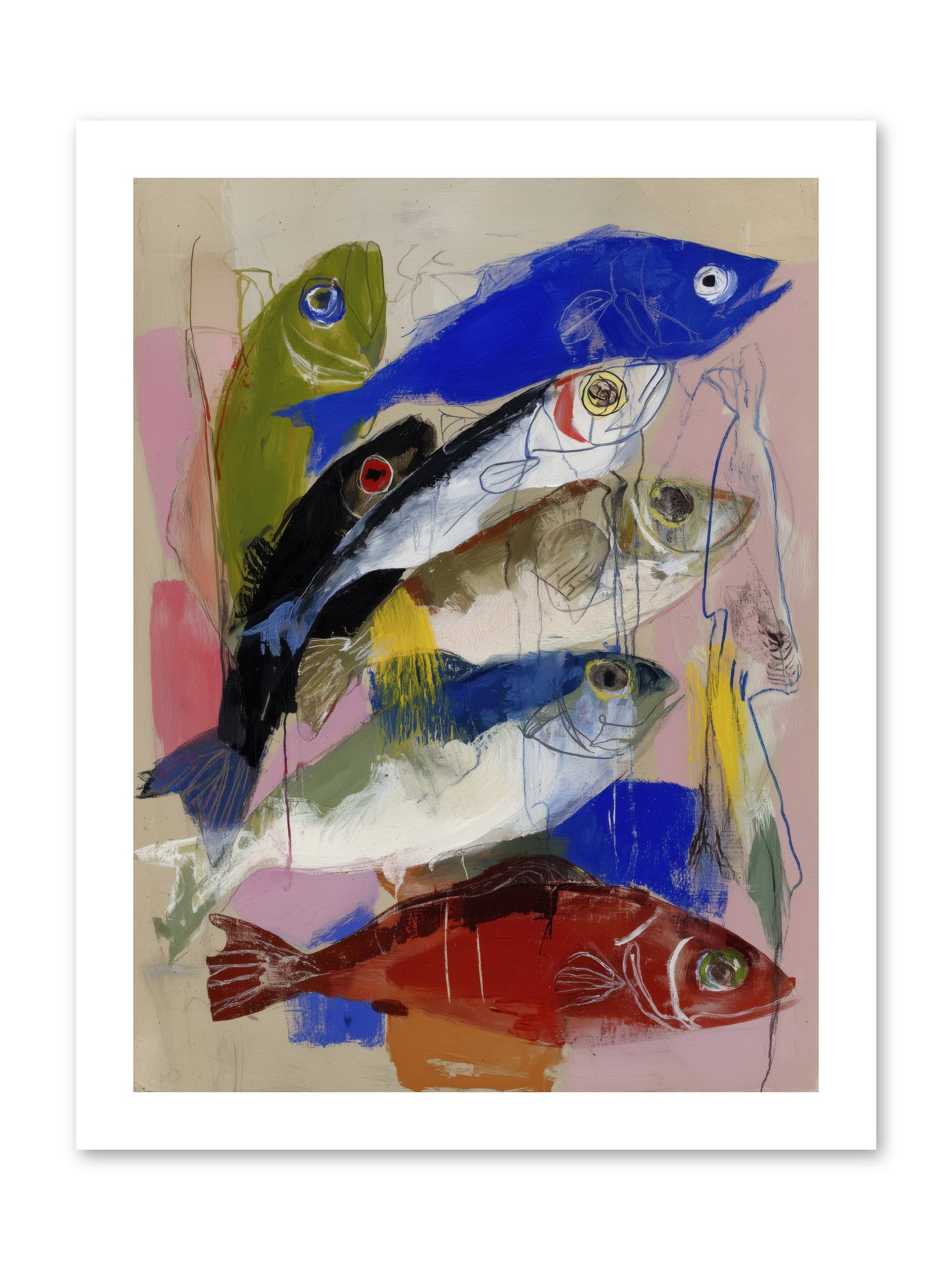 Secret Language -- Loose Canvas Print 12x16