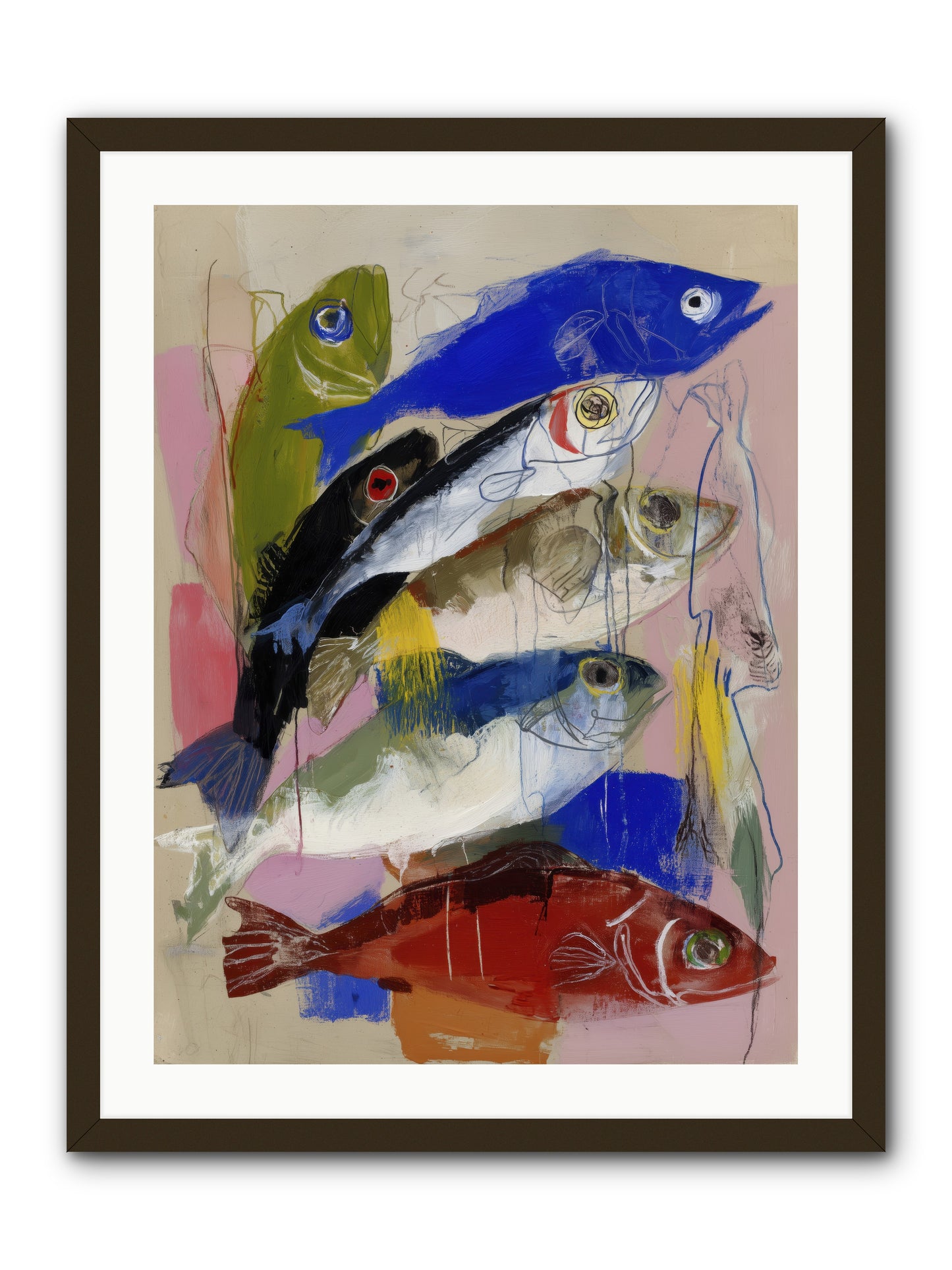 Secret Language -- Framed Print - Black 24x32