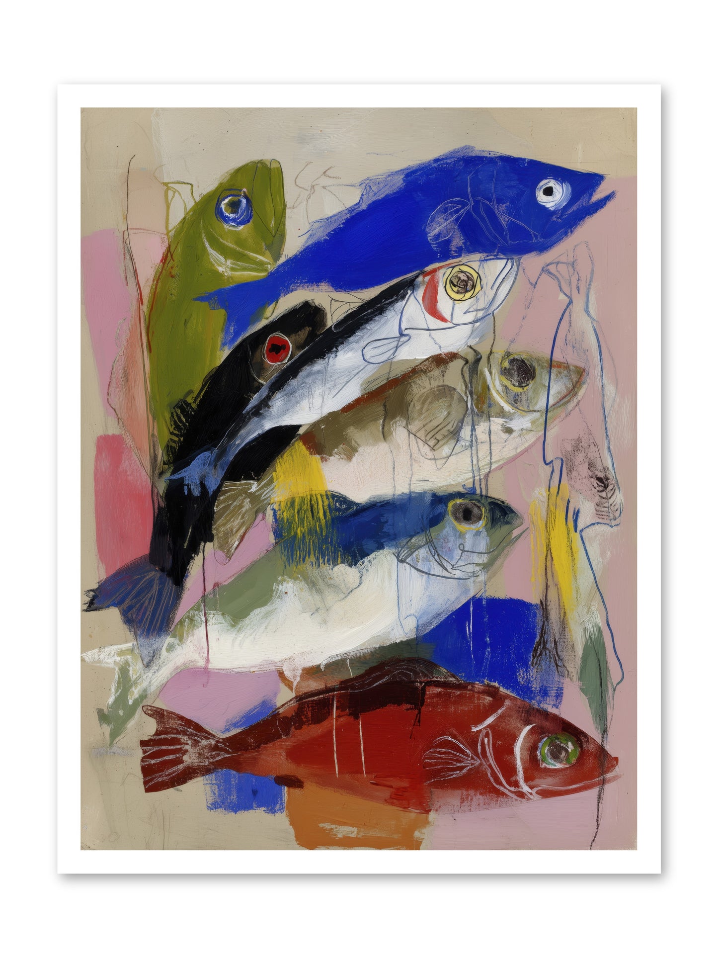 Secret Language -- Loose Canvas Print 24x32