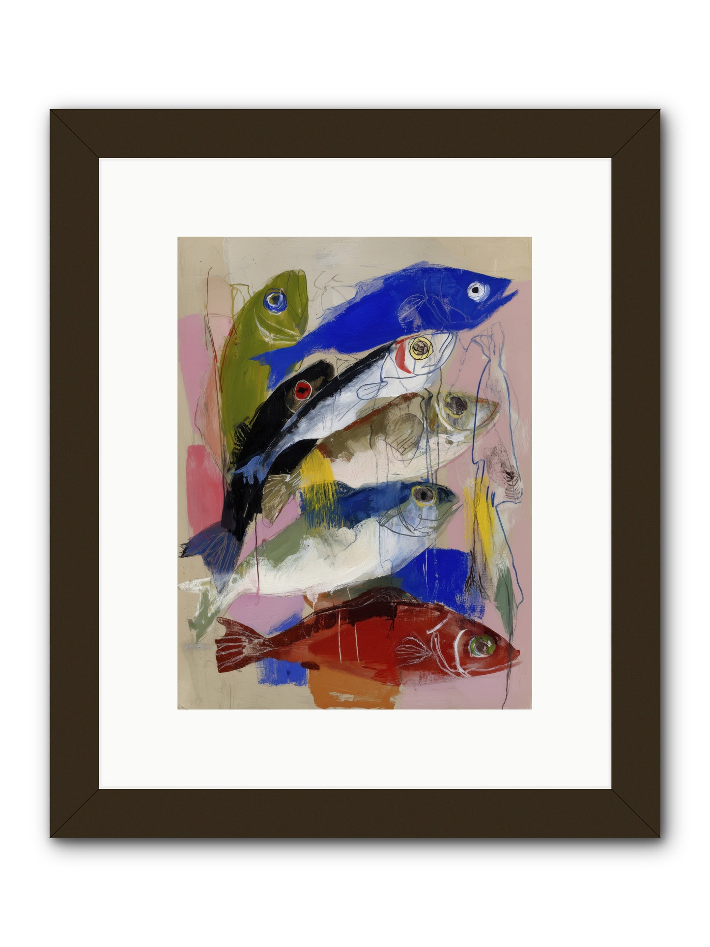 Secret Language -- Framed Print - Black 9x12