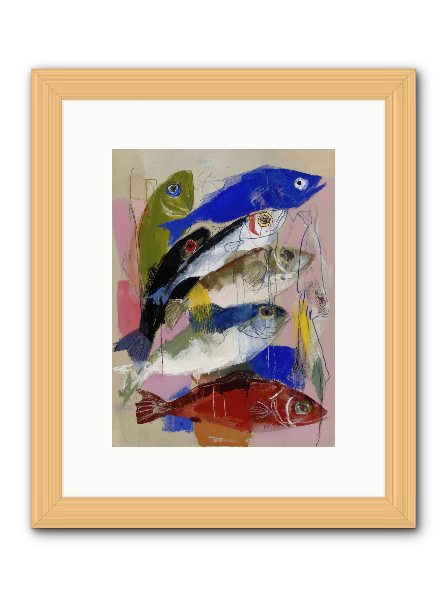 Secret Language -- Framed Print - Natural 9x12