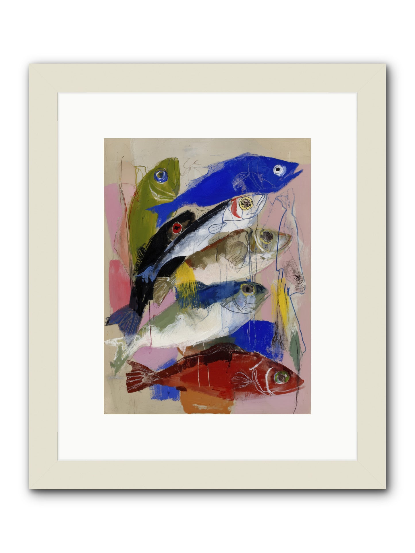 Secret Language -- Framed Print - White 9x12
