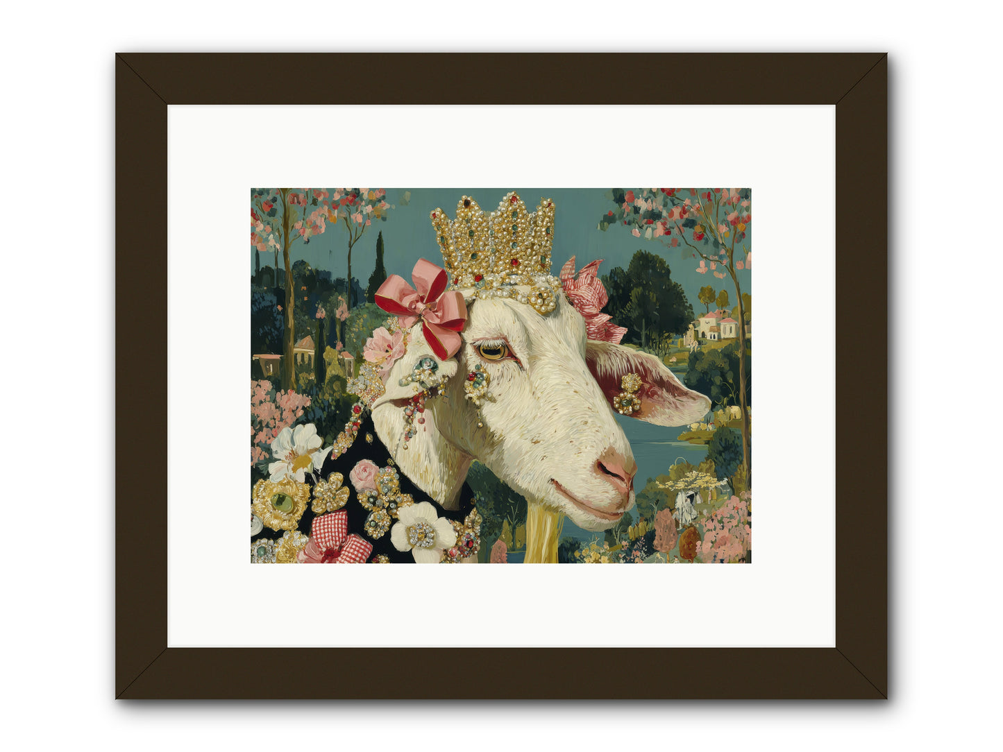 Secret Notes -- Framed Print - Black 12x9