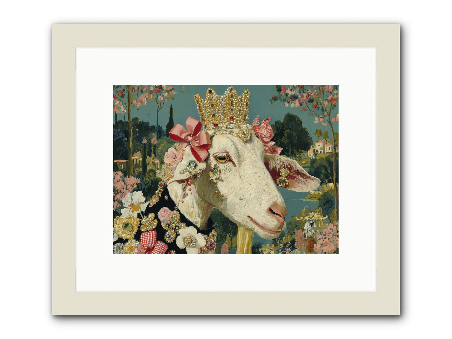 Secret Notes -- Framed Print - White 12x9