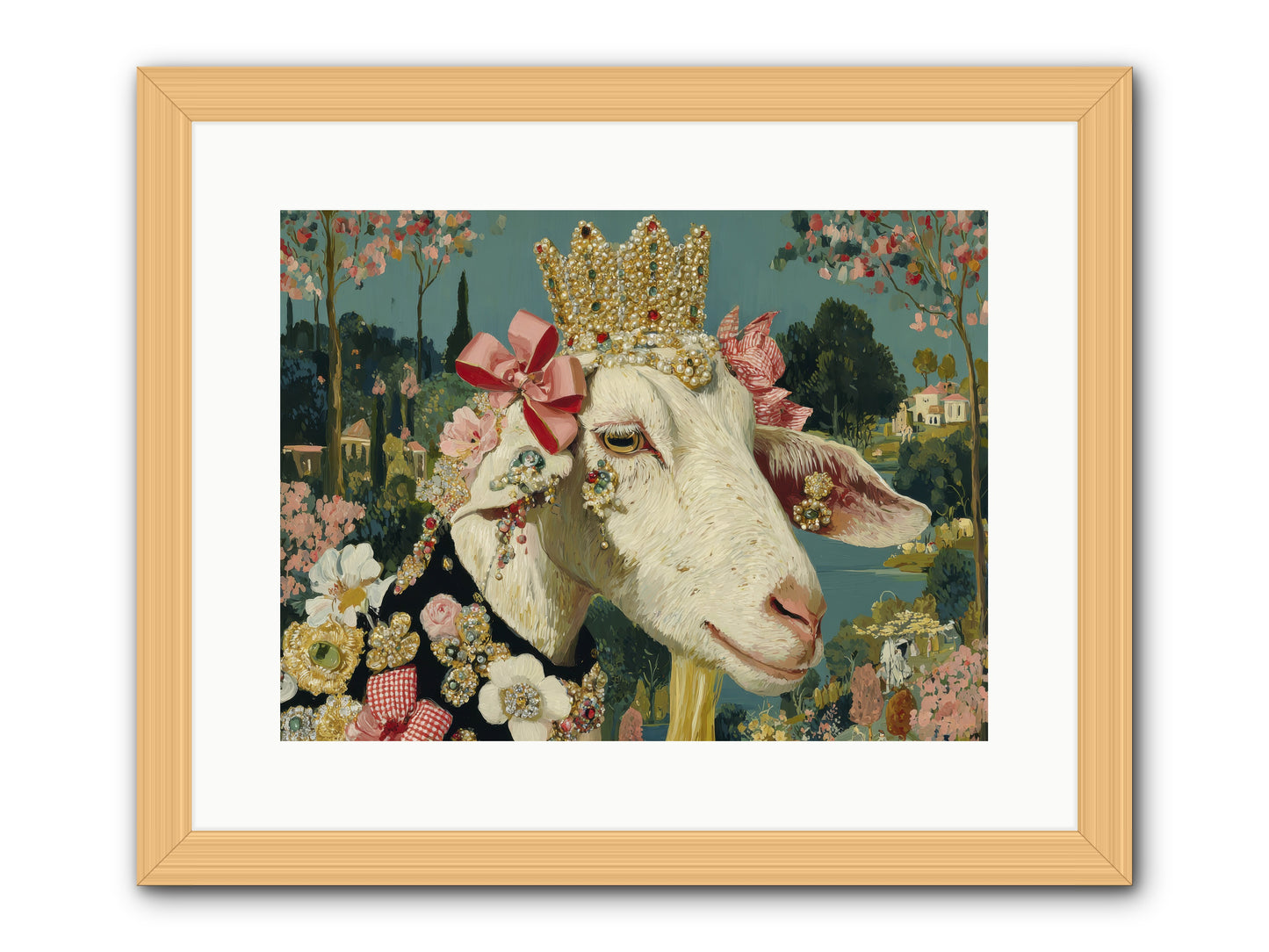 Secret Notes -- Framed Print - Natural 16x12