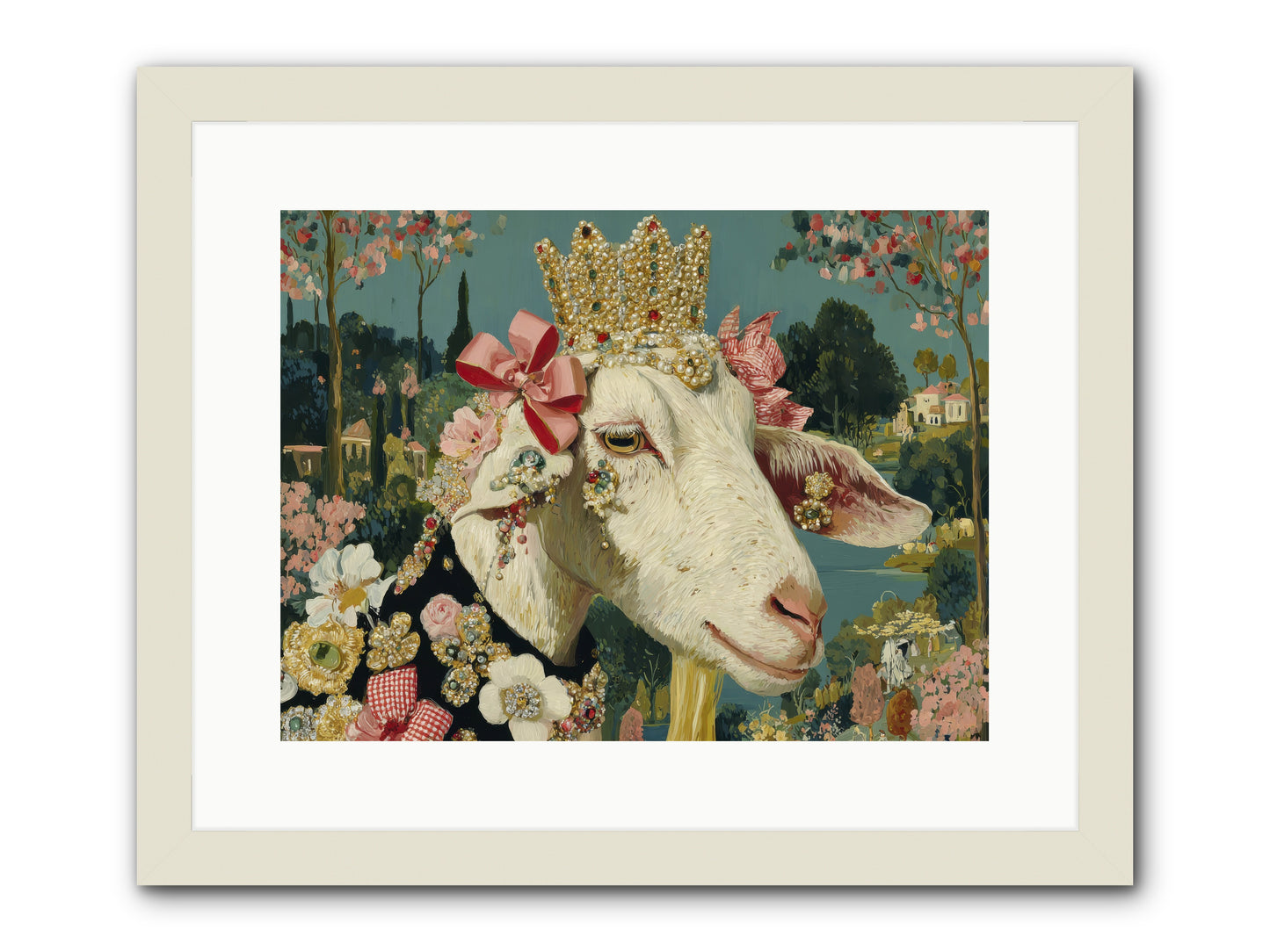 Secret Notes -- Framed Print - White 16x12