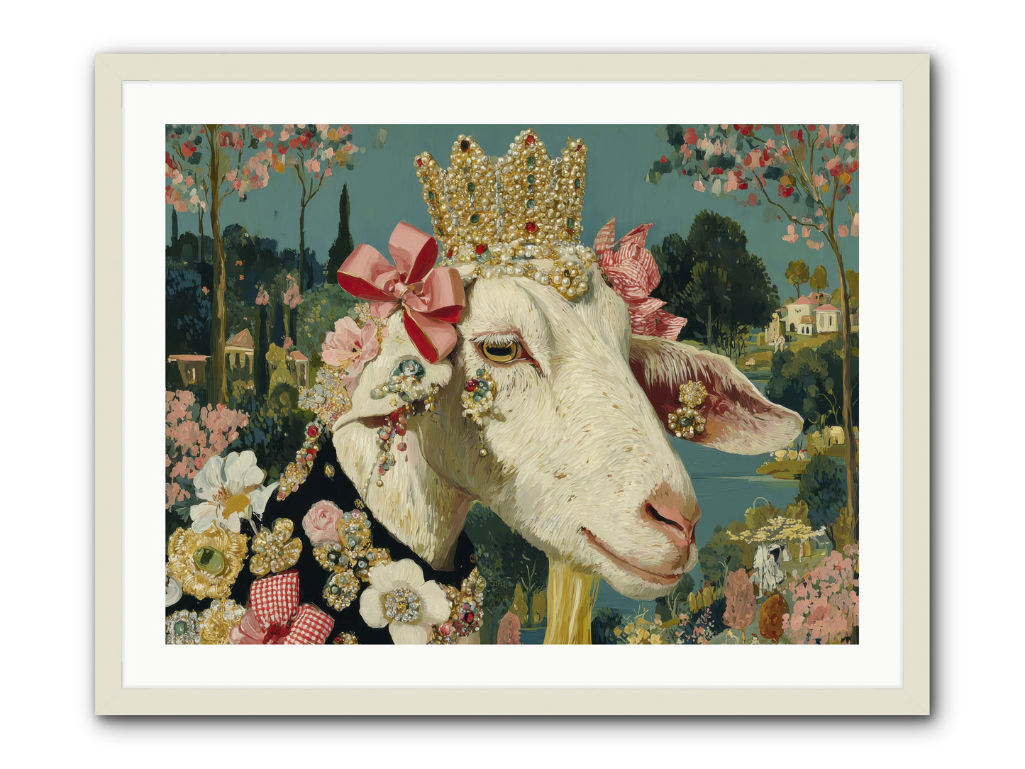Secret Notes -- Framed Print - White 32x24